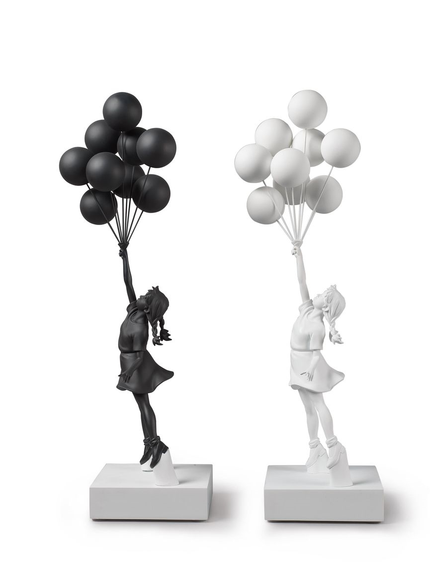 新品未開封！！Sync. Flying Balloons Girl - 彫刻/オブジェ