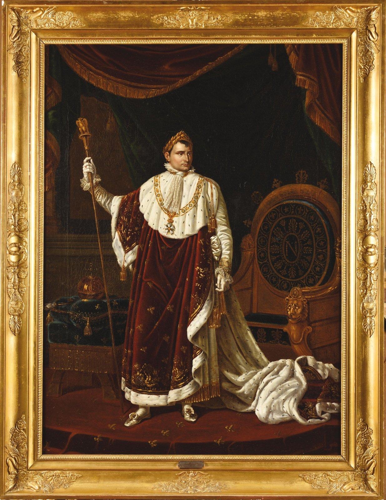 Napoleon I on his Imperial Throne 