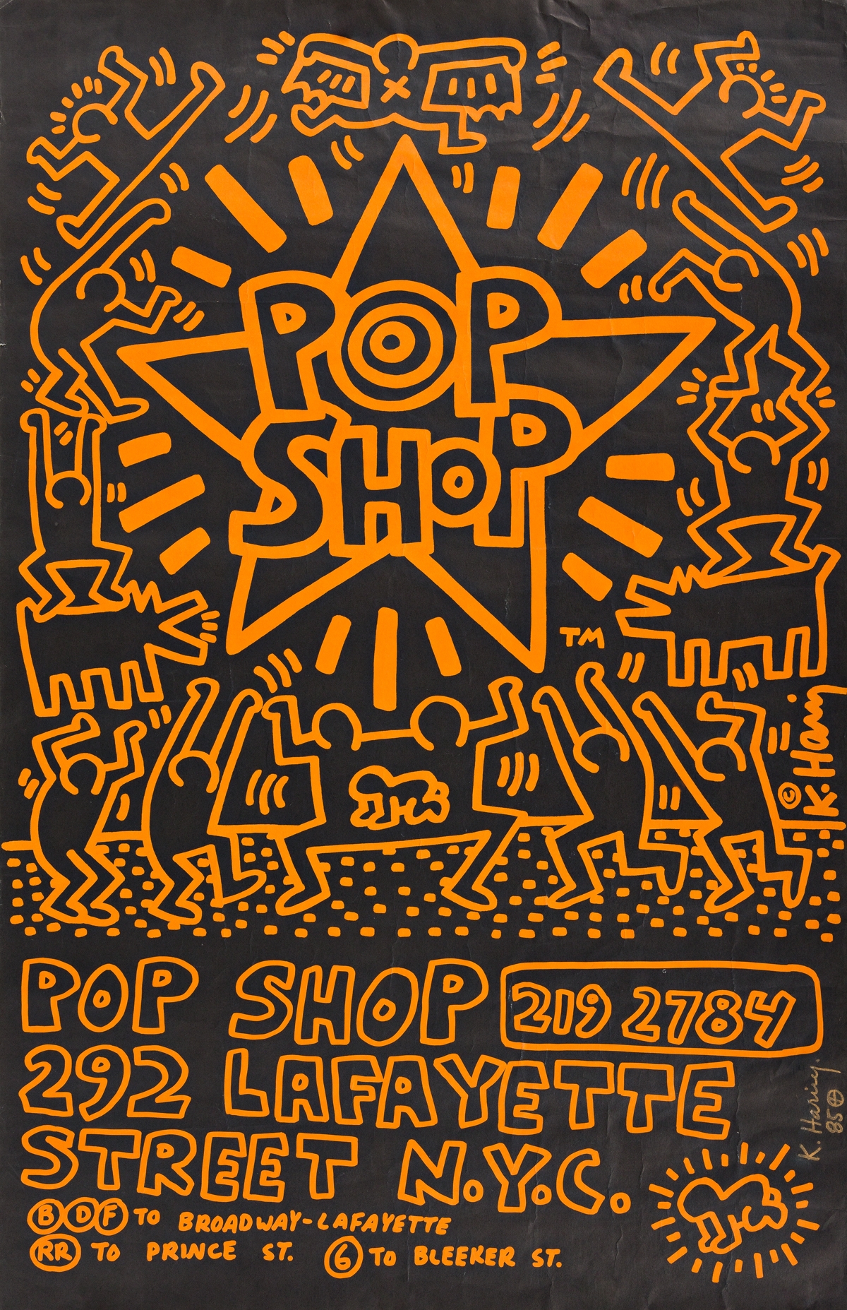 Keith Haring | Pop Shop. (1986) | MutualArt