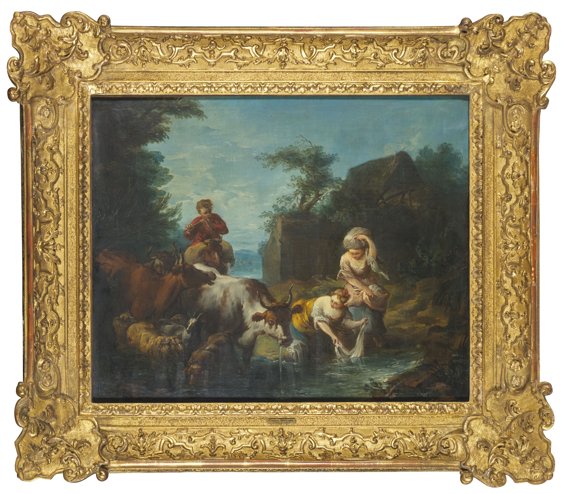 Francois Boucher Les Lavandieres Mutualart