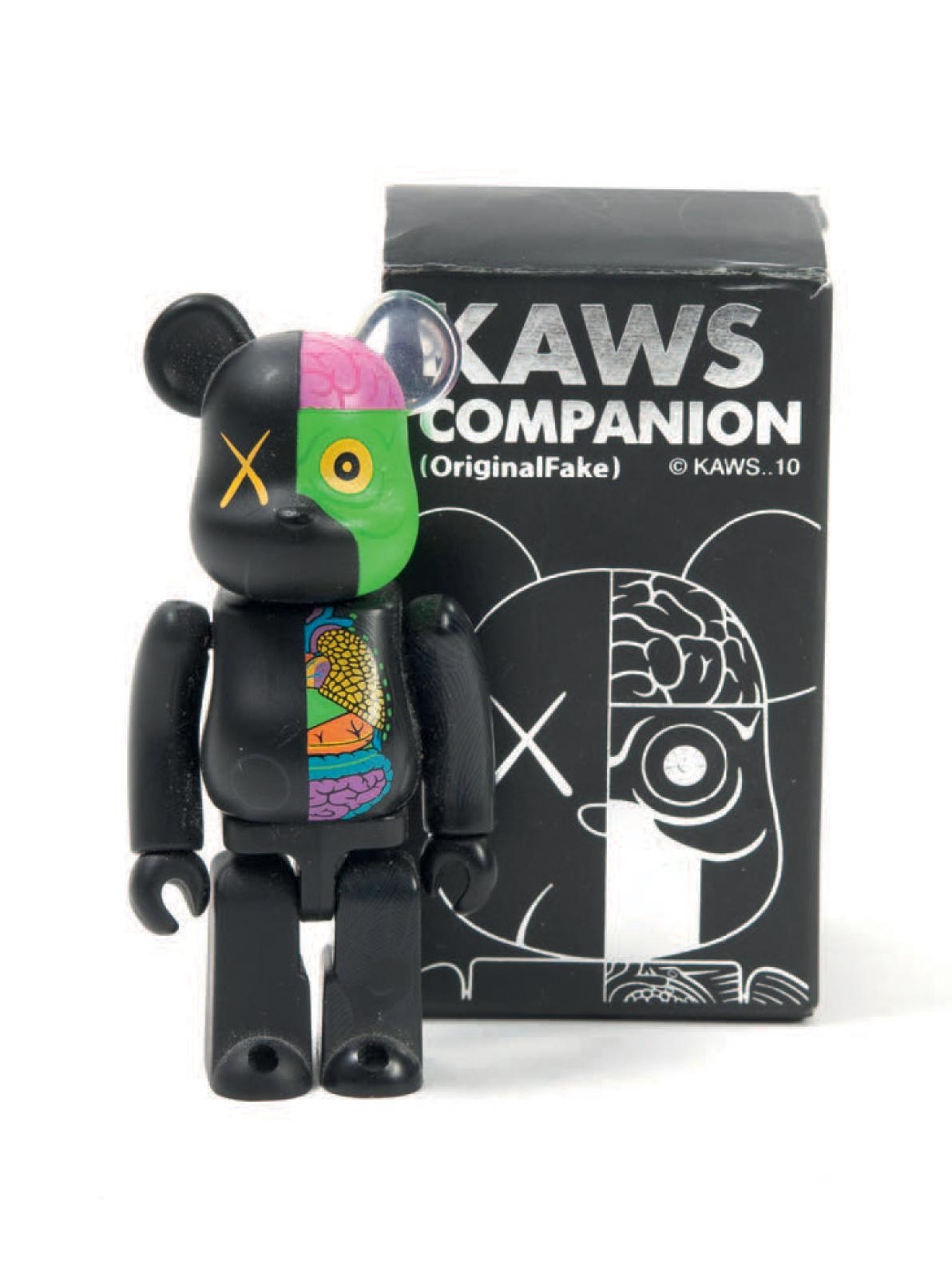 Kaws (Original Fake) Companion Vinyl 8 Inch Figure with box black