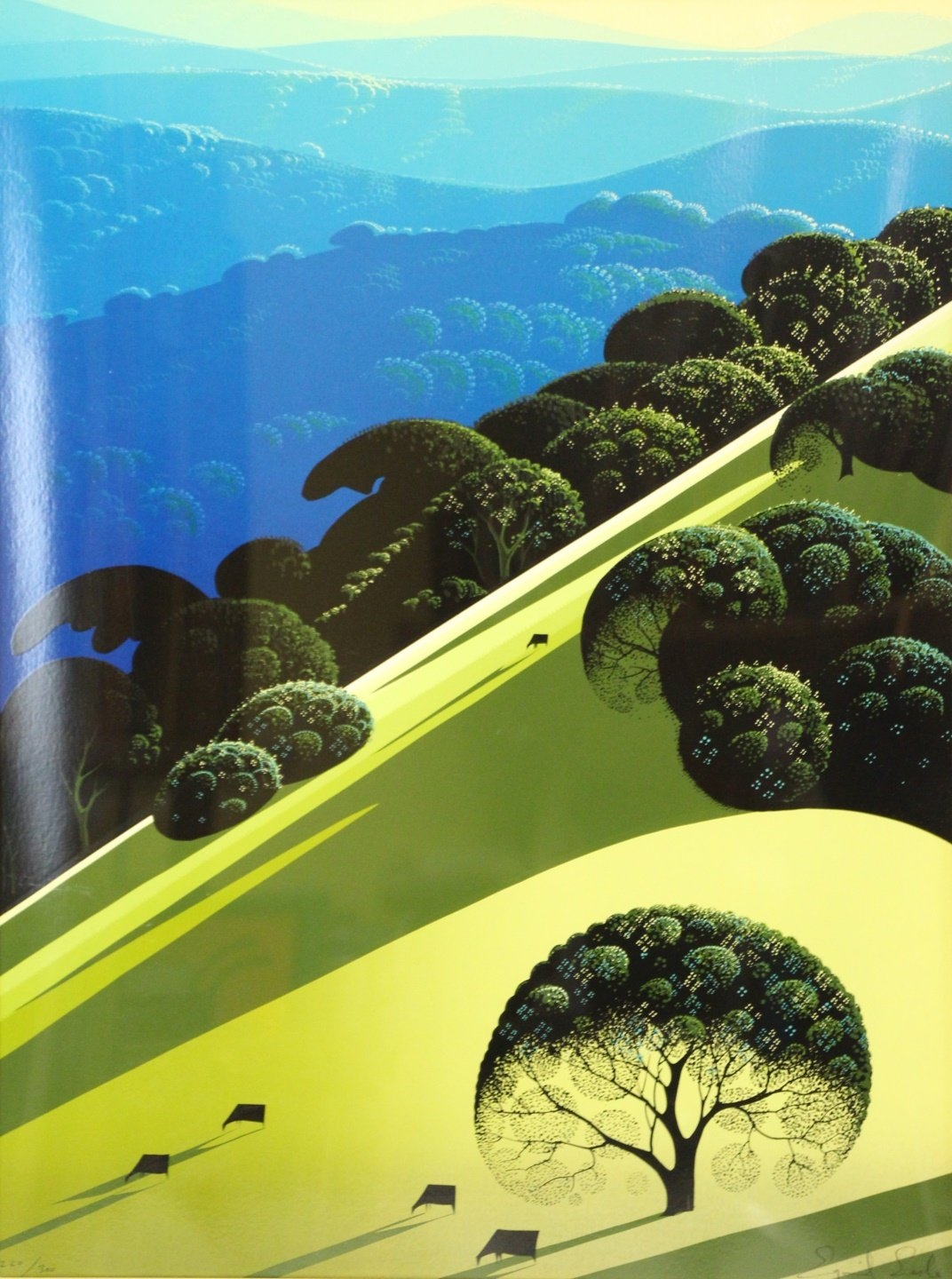 ス*カ様 【絵画】Eyvind Earle 風景画/アイベン・アール/サマー・デ ス
