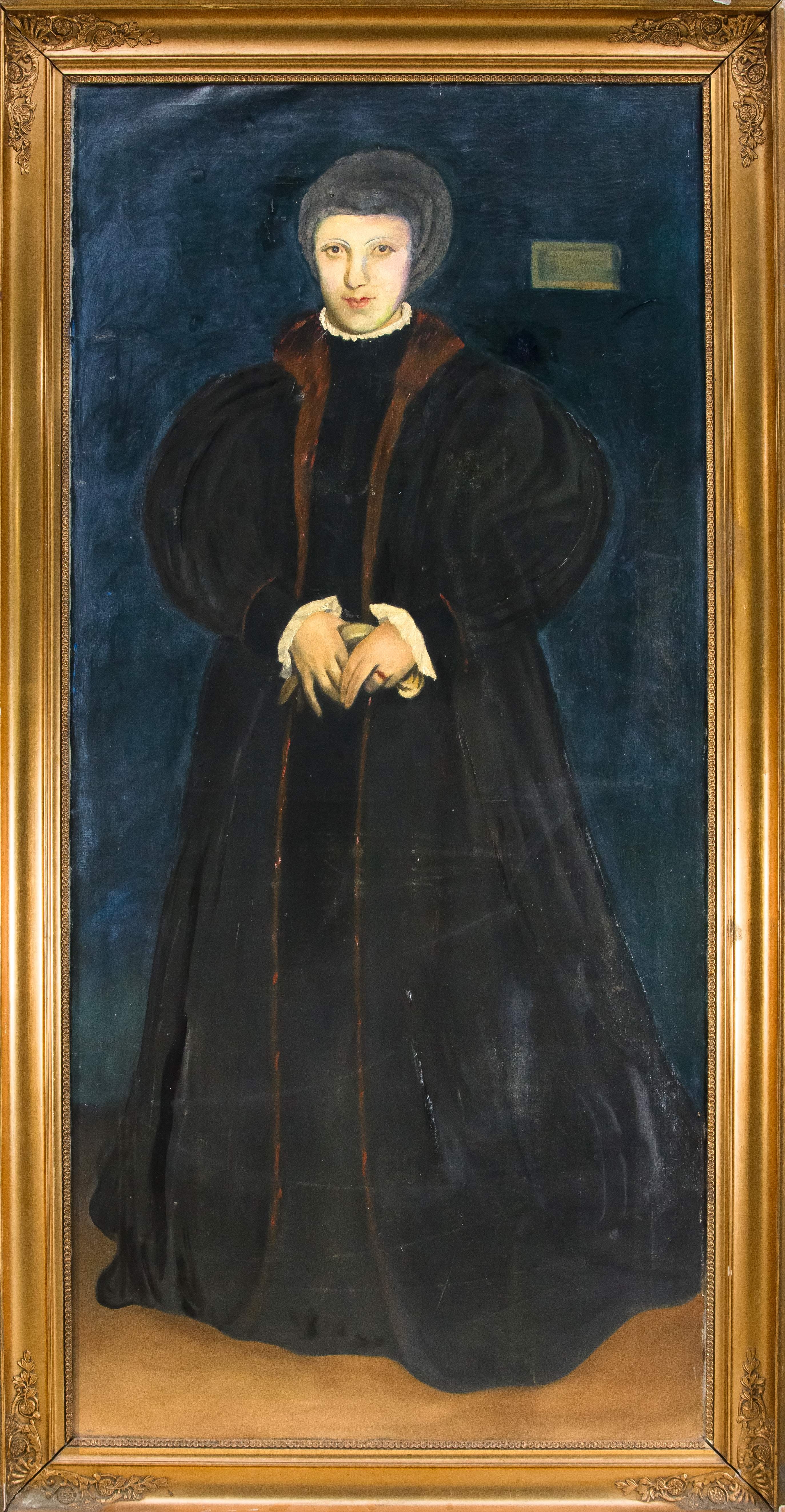 Hans Holbein the Younger | Christina of Denmark as a whole figure