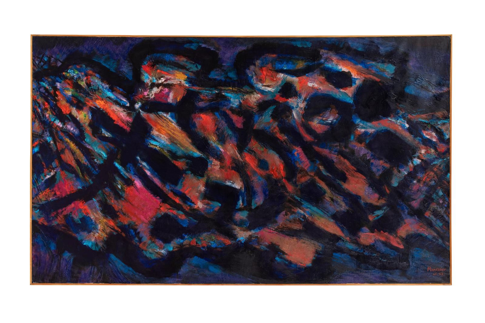 Alfred Manessier、Orage sur les Bles Alfred Manessier、Orage sur les Bles