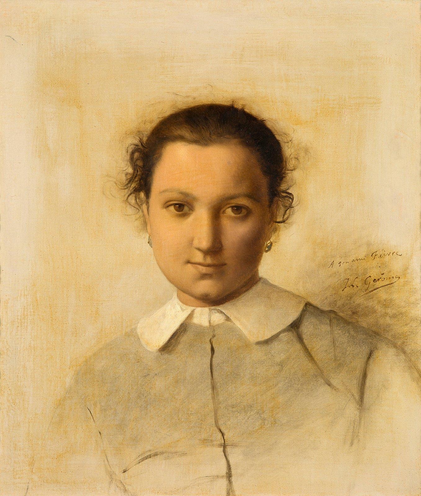 Jean Leon Gerome - Louis XIII Portrait Signed - 17" x 22"