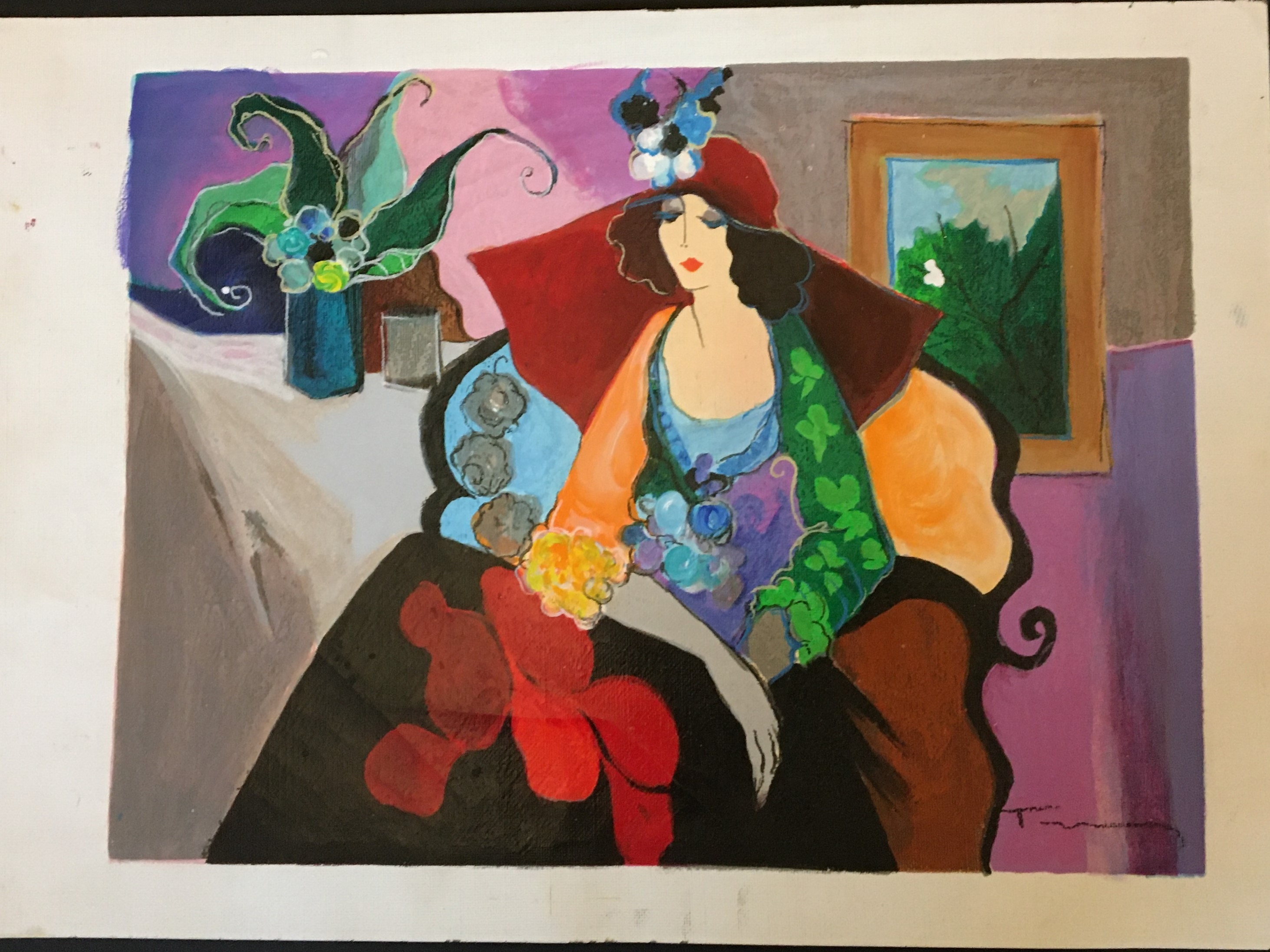 Itzchak Tarkay | Red Hat | MutualArt