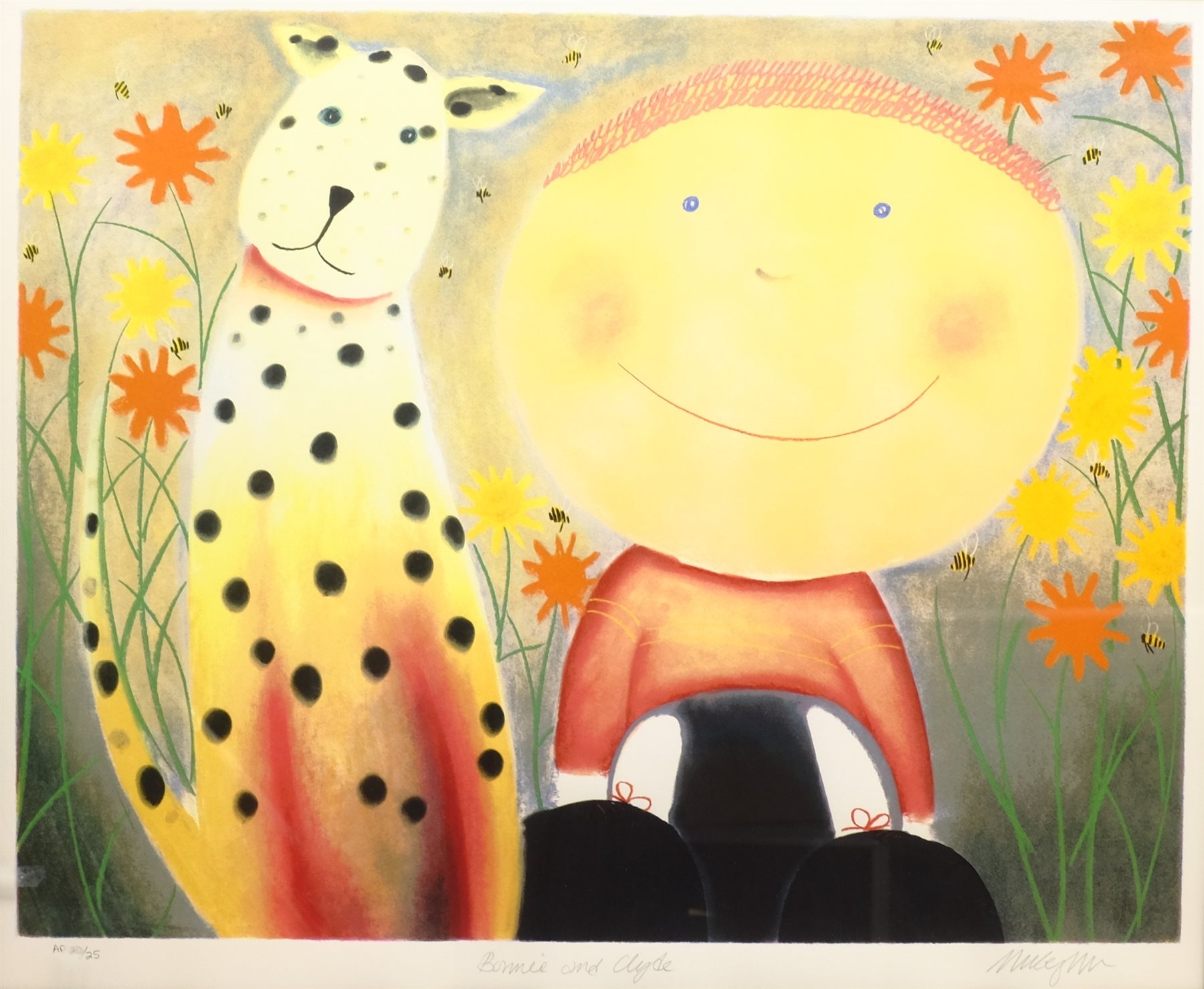 Mackenzie Thorpe | Bonnie and Clyde | MutualArt