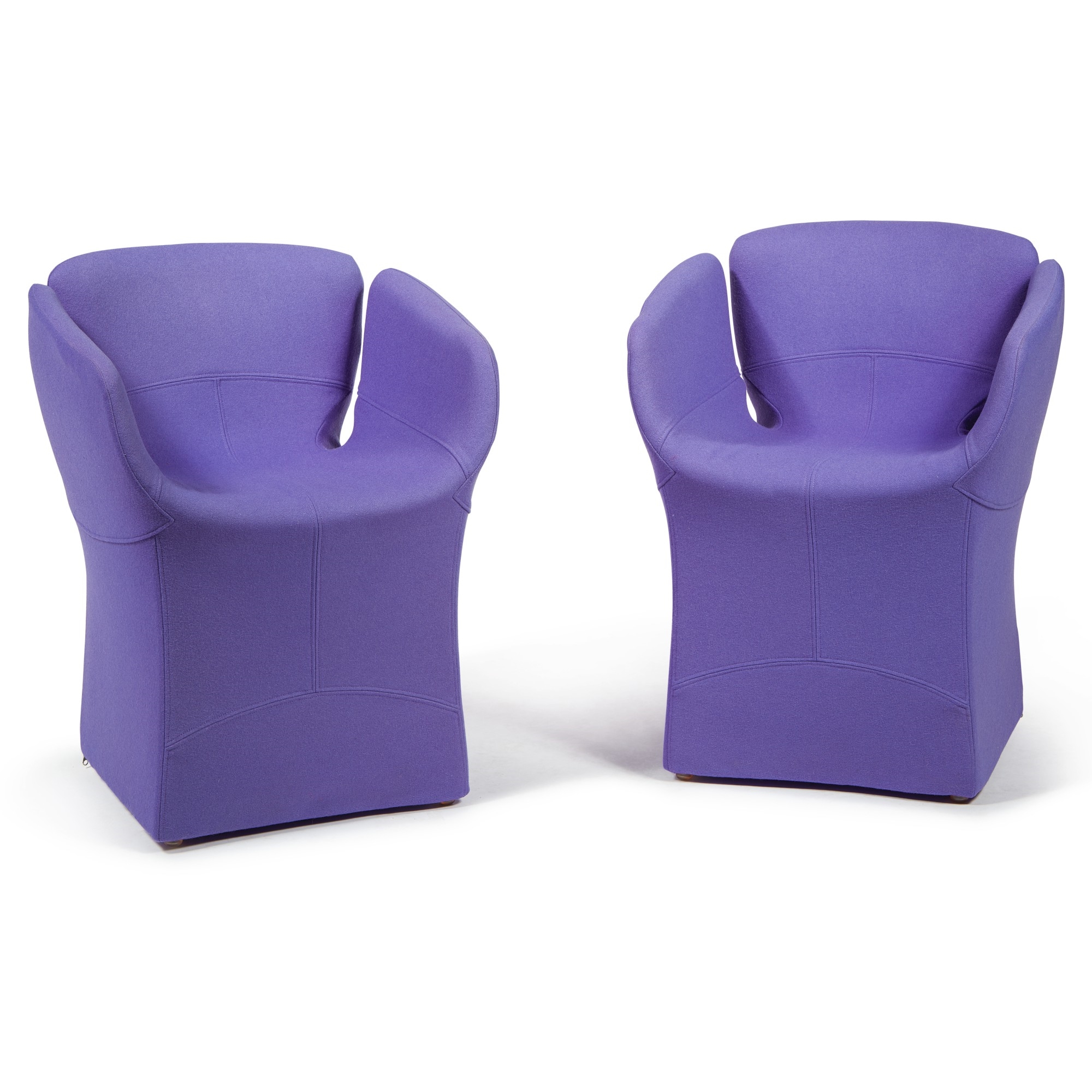 Two Bloomy chairs by Patricia Urquiola for Moroso Italy