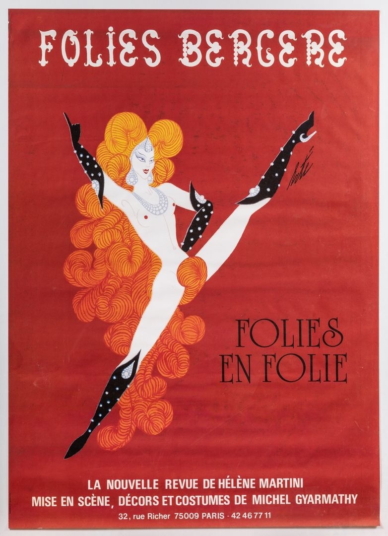 Erté | Folies Bergères, Folies en folie (Circa 1970) | MutualArt