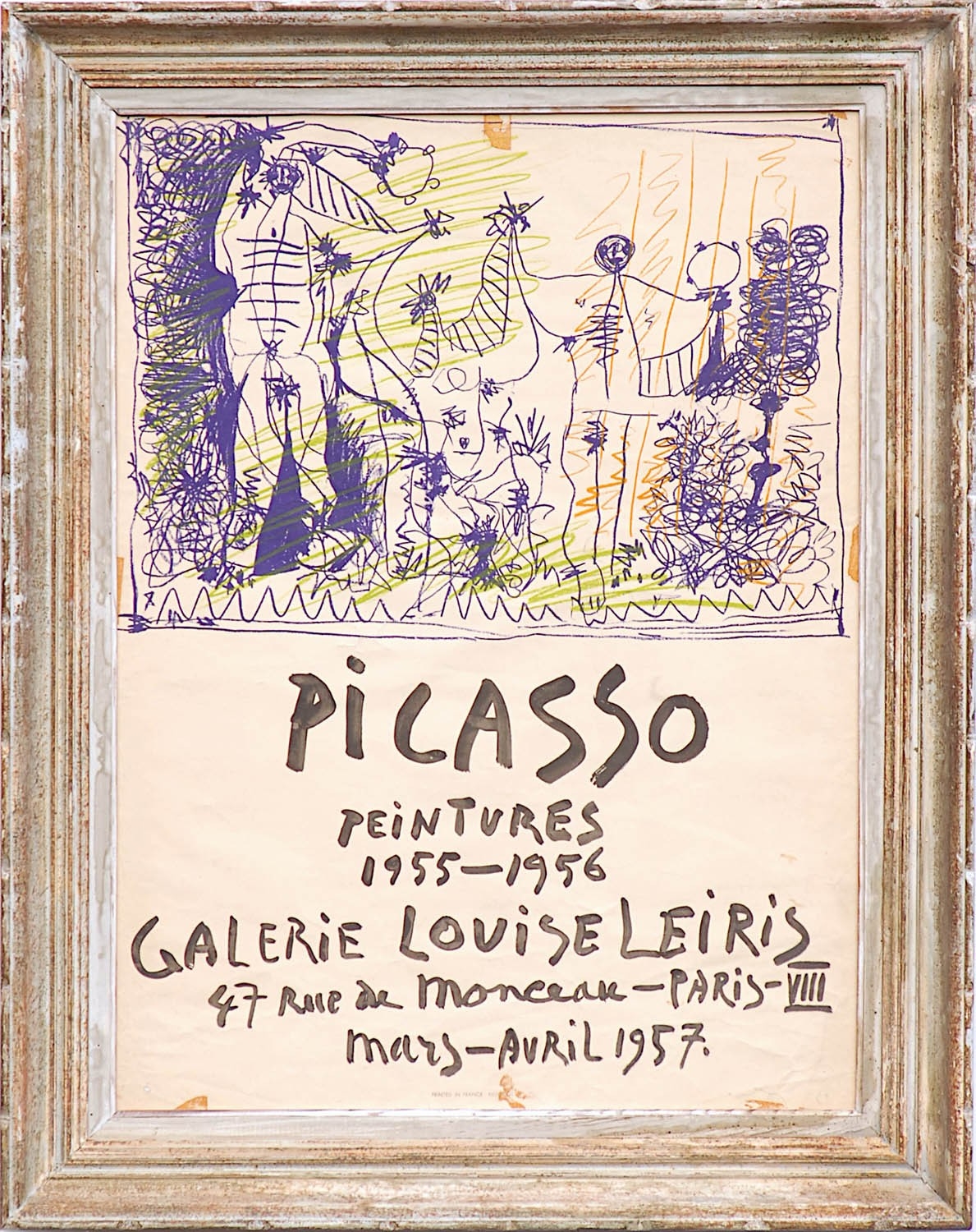 Sold at Auction: GALERIE LOUIS LEIRIS LTD ED PRINT AFTER PABLO PICASSO
