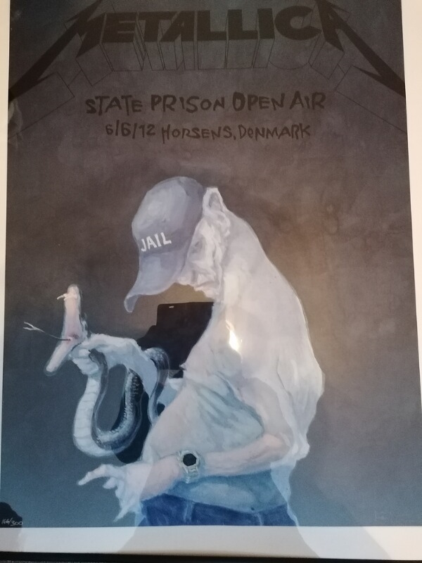 Michael Kvium | Concert poster. “State Prison Open Air” MutualArt