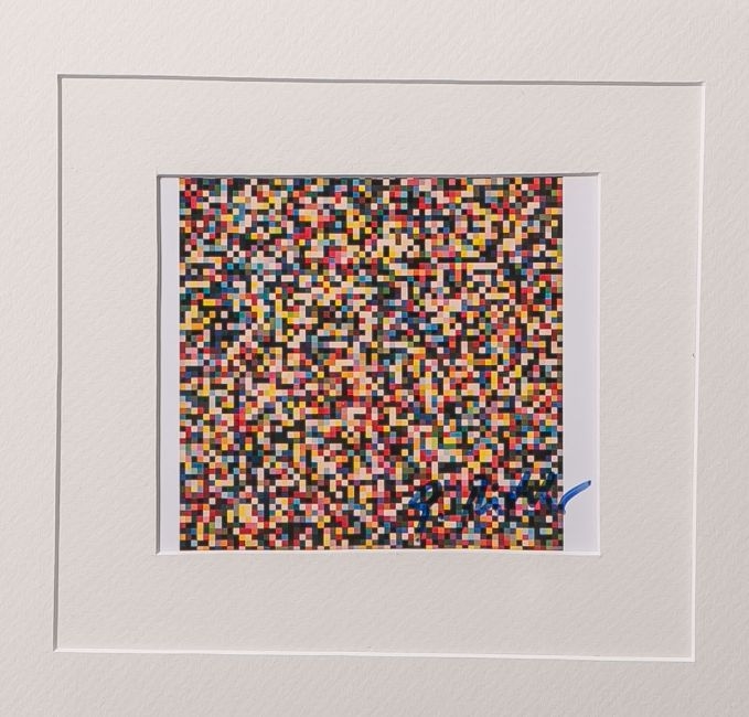 4096 Farben Gerhard Richter Kunstkarte 