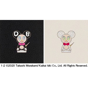 Takashi Murakami | 1. DOB 2020 Black／2. DOB 2020 Pearl gold White ...