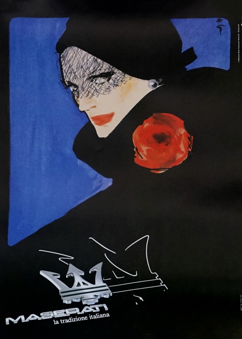 René Gruau | Maserati / Donna III (1980) | MutualArt