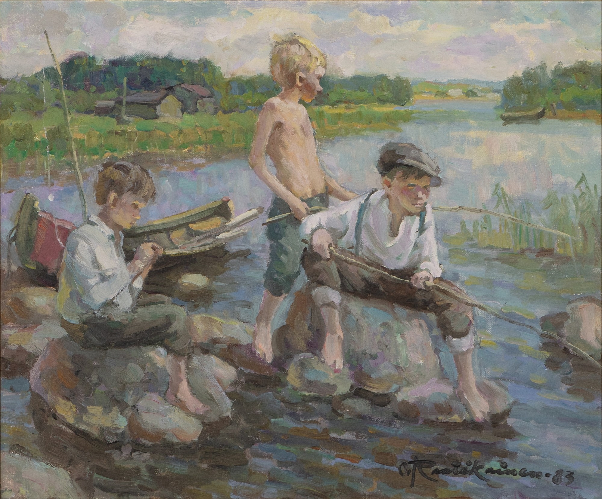 Orvo Raatikainen, Boys fishing