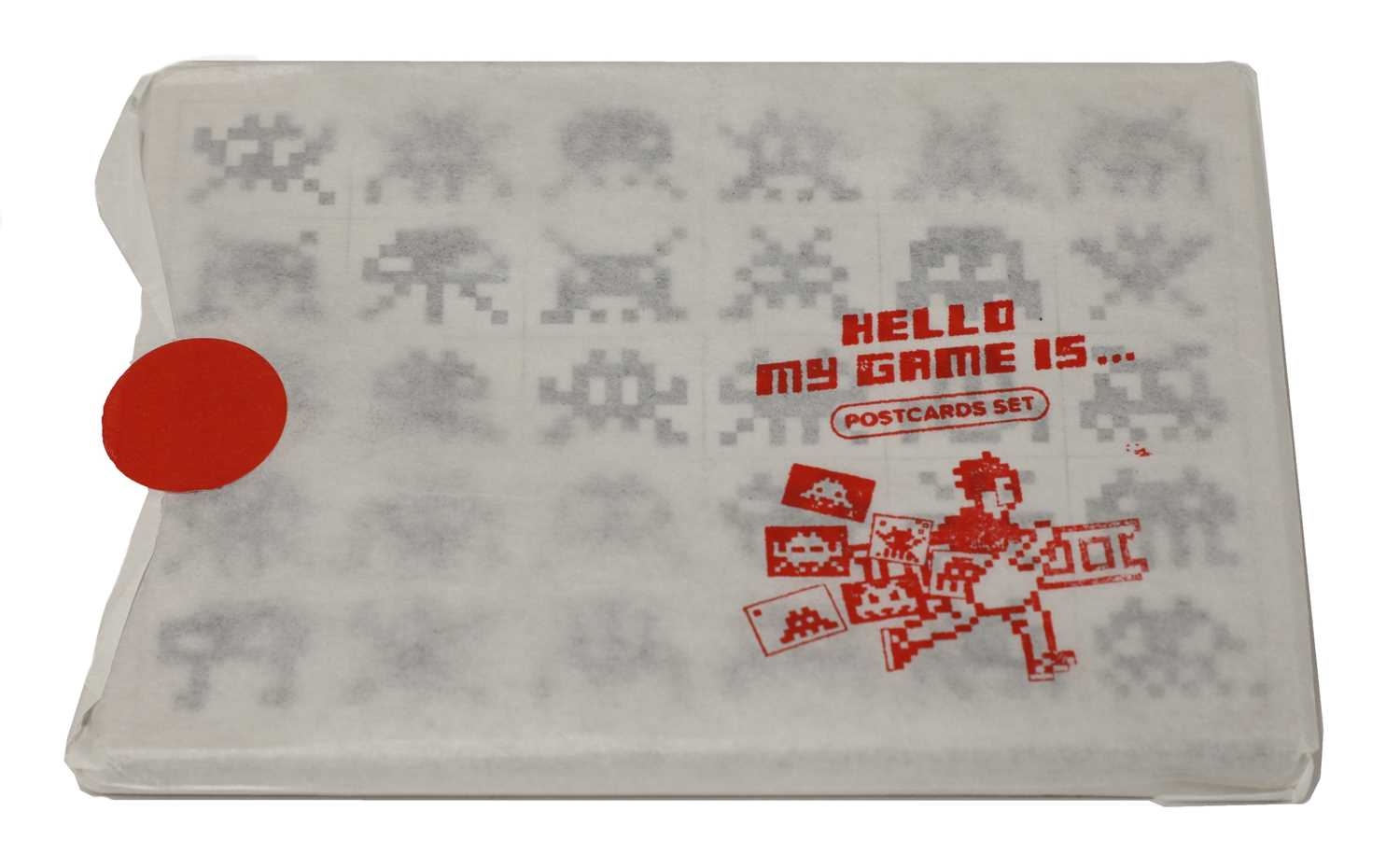 Space Invader Postcards Postcard Set of 15 HELLO MY GAME IS Paris Repetition 