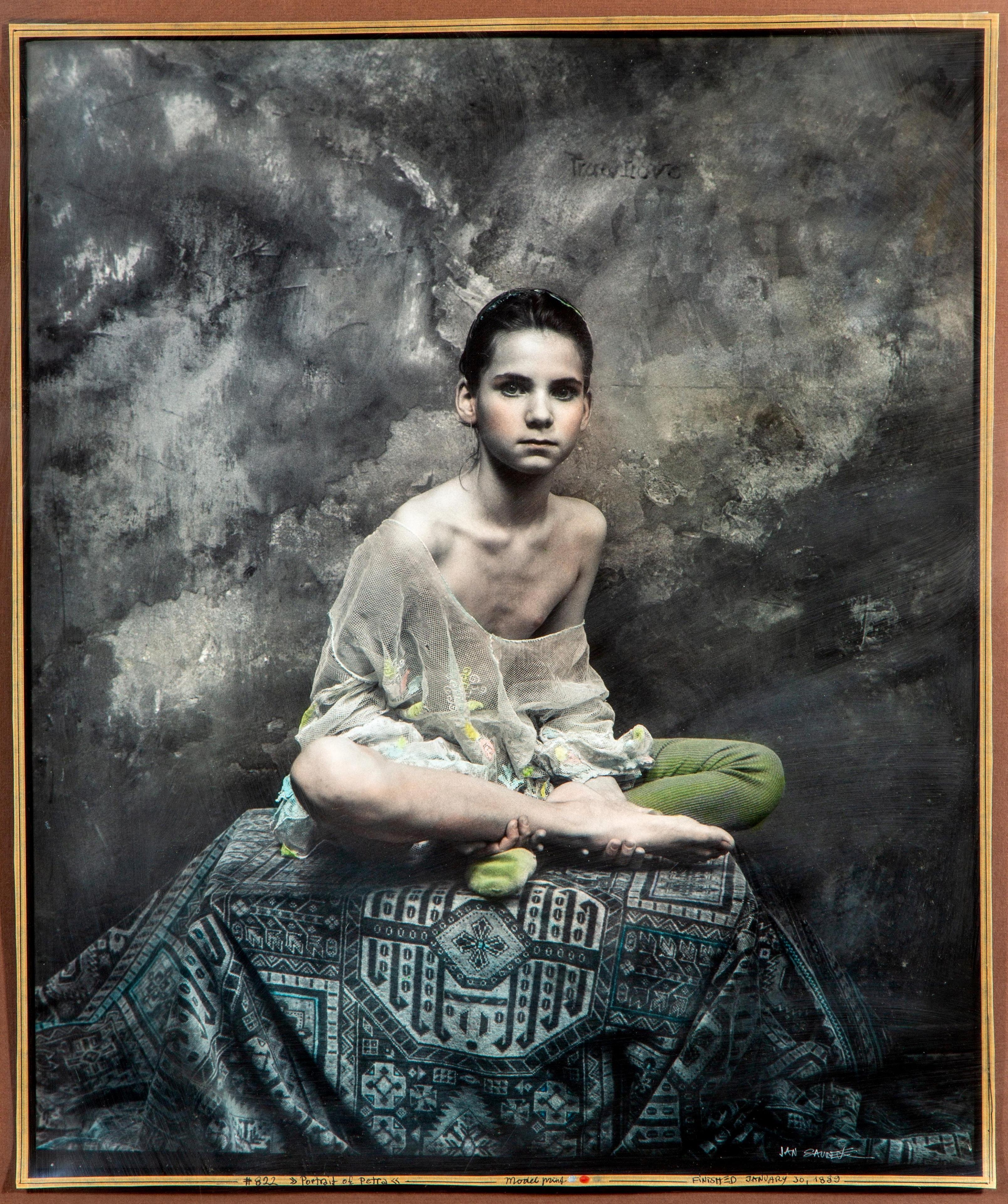 Jan Saudek | A portrait of Petra (1989) | MutualArt