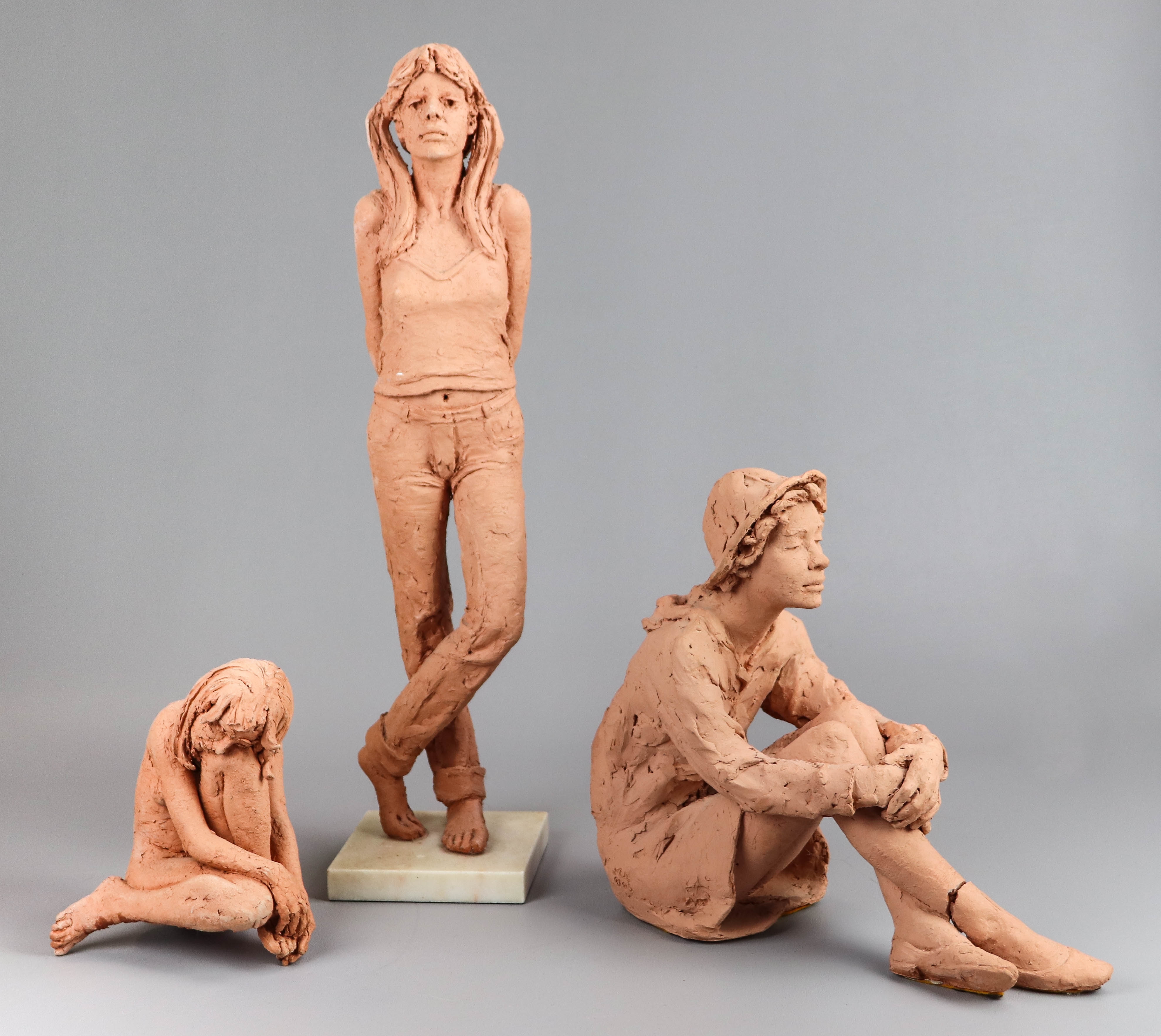 Jess Miller: Painted Clay Sculptures of the Figure - Jackson's Art Blog
