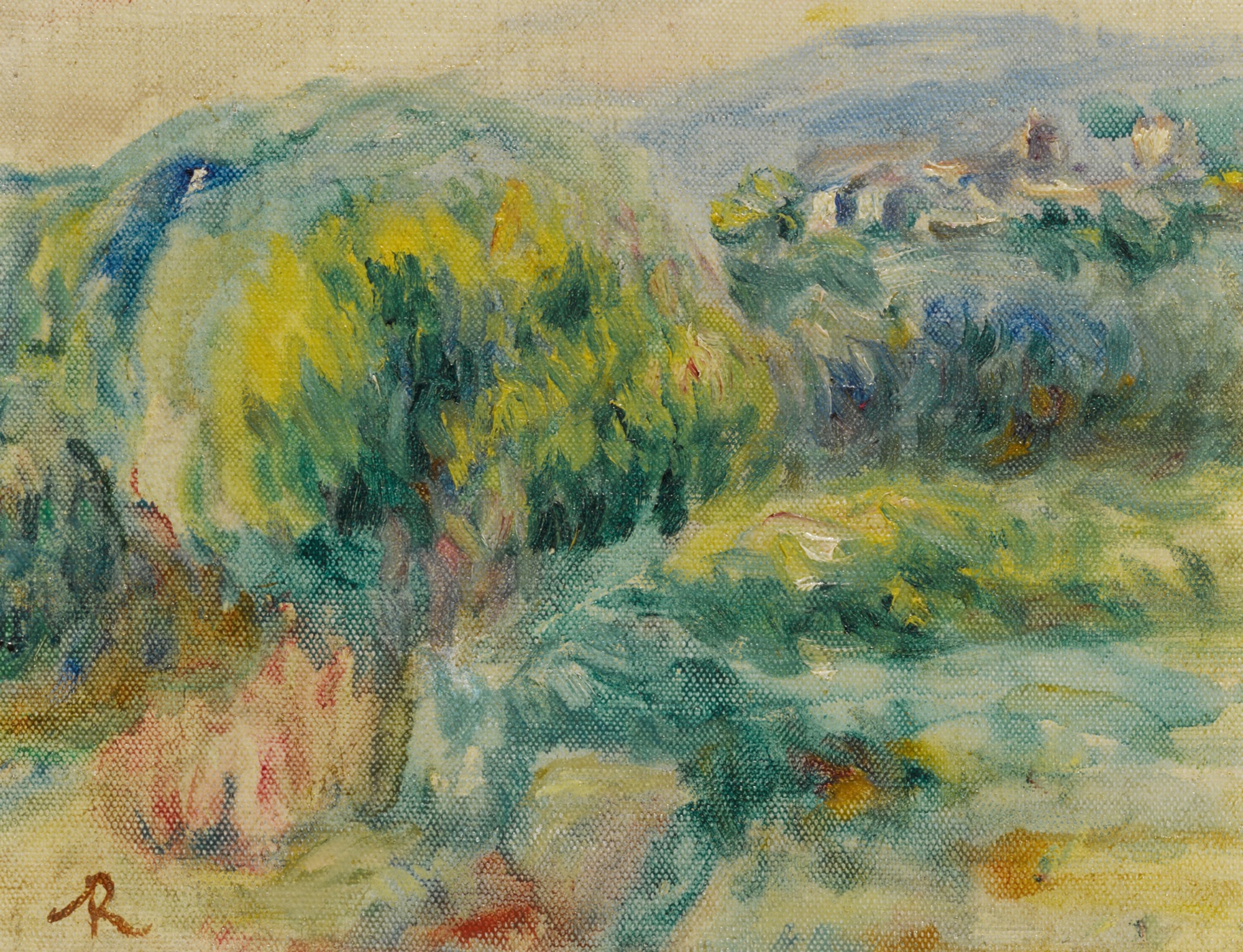 Pierre-Auguste Renoir | Paysage aux environs de Cagnes-Sur