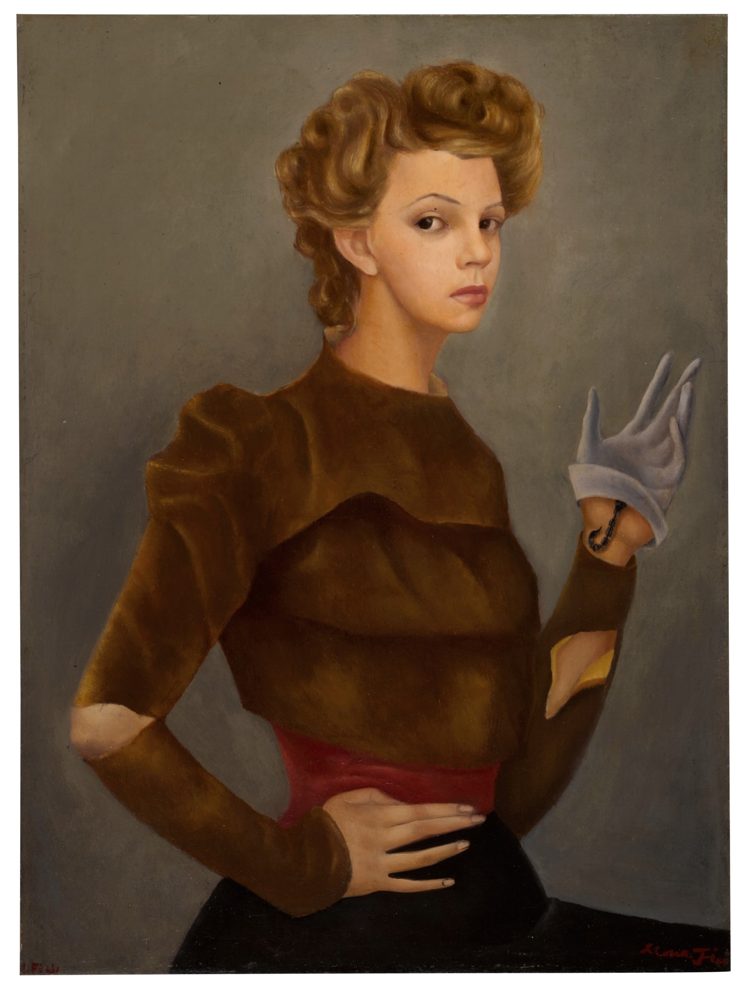 Leonor Fini | Autoportrait au scorpion (1938) | MutualArt