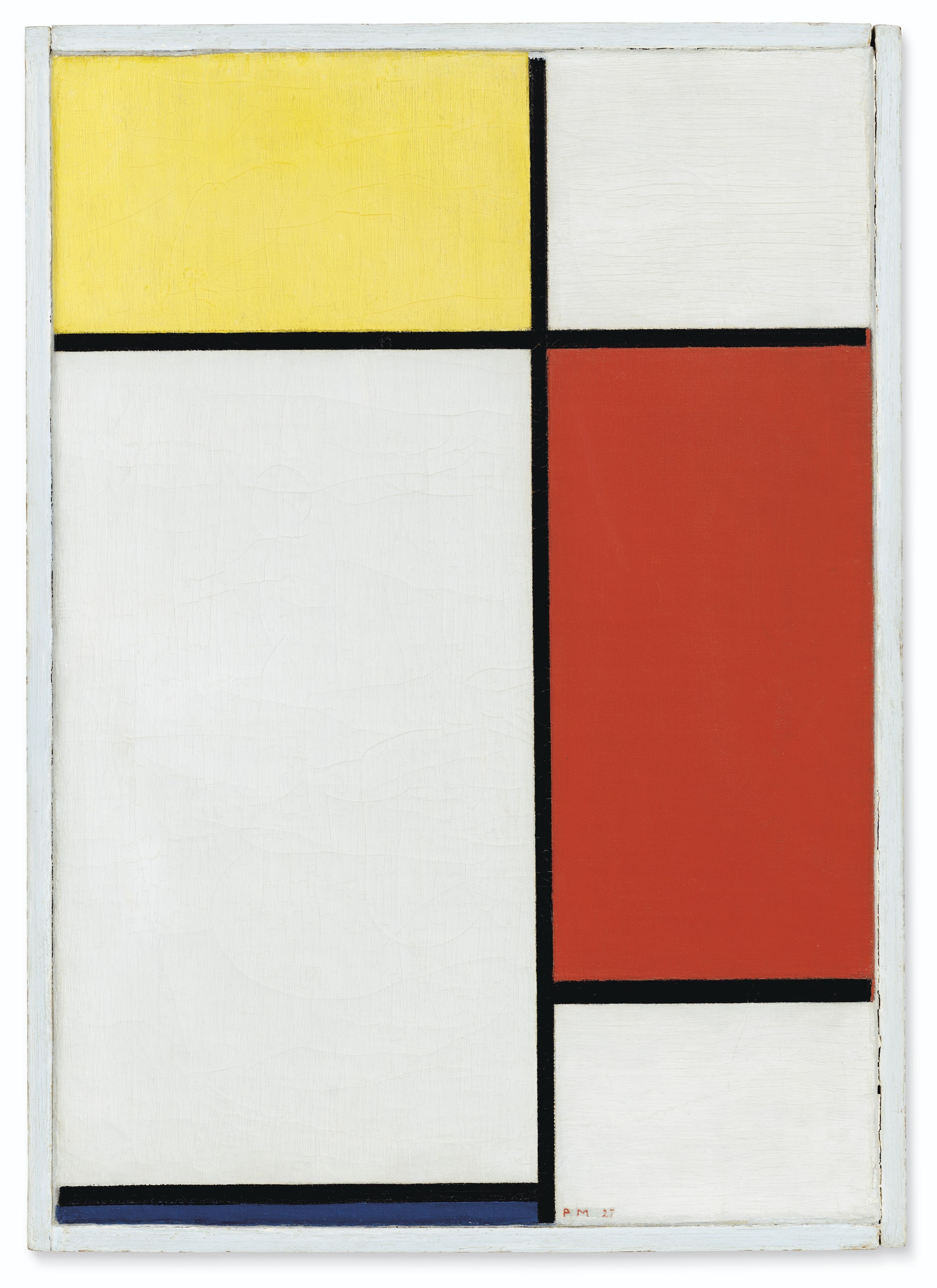 Piet Mondrian | Composition: No. II, With Yellow, Red and Blue 