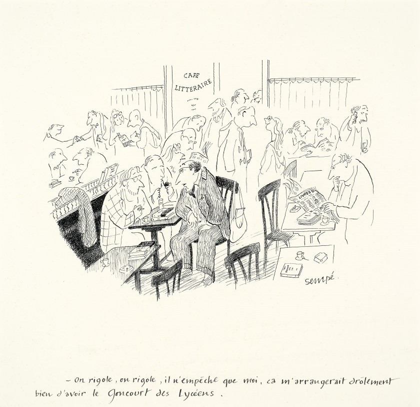 Jean-Jacques Sempé | Café littéraire | MutualArt