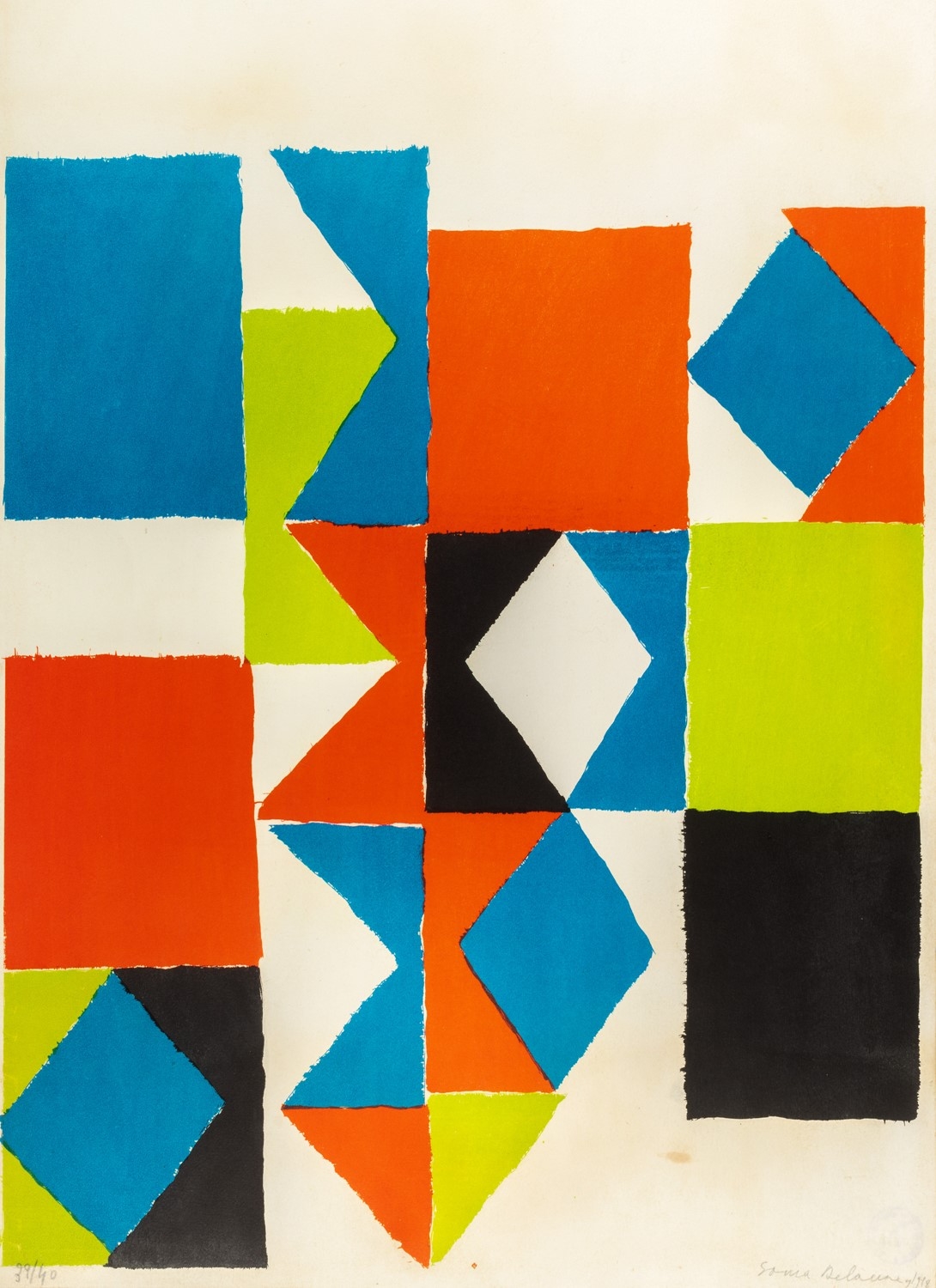 Sonia Delaunay、無題、海外版希少レゾネ、状態良好 Sonia Delaunay----Abstract Colours | €55 | Whoppah