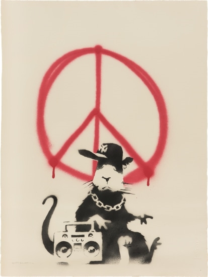 Banksy | Gangsta Rat Peace (2007) | MutualArt