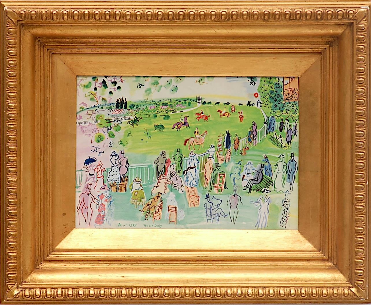 Raoul Dufy | Ascot- Preparing for the Start | MutualArt