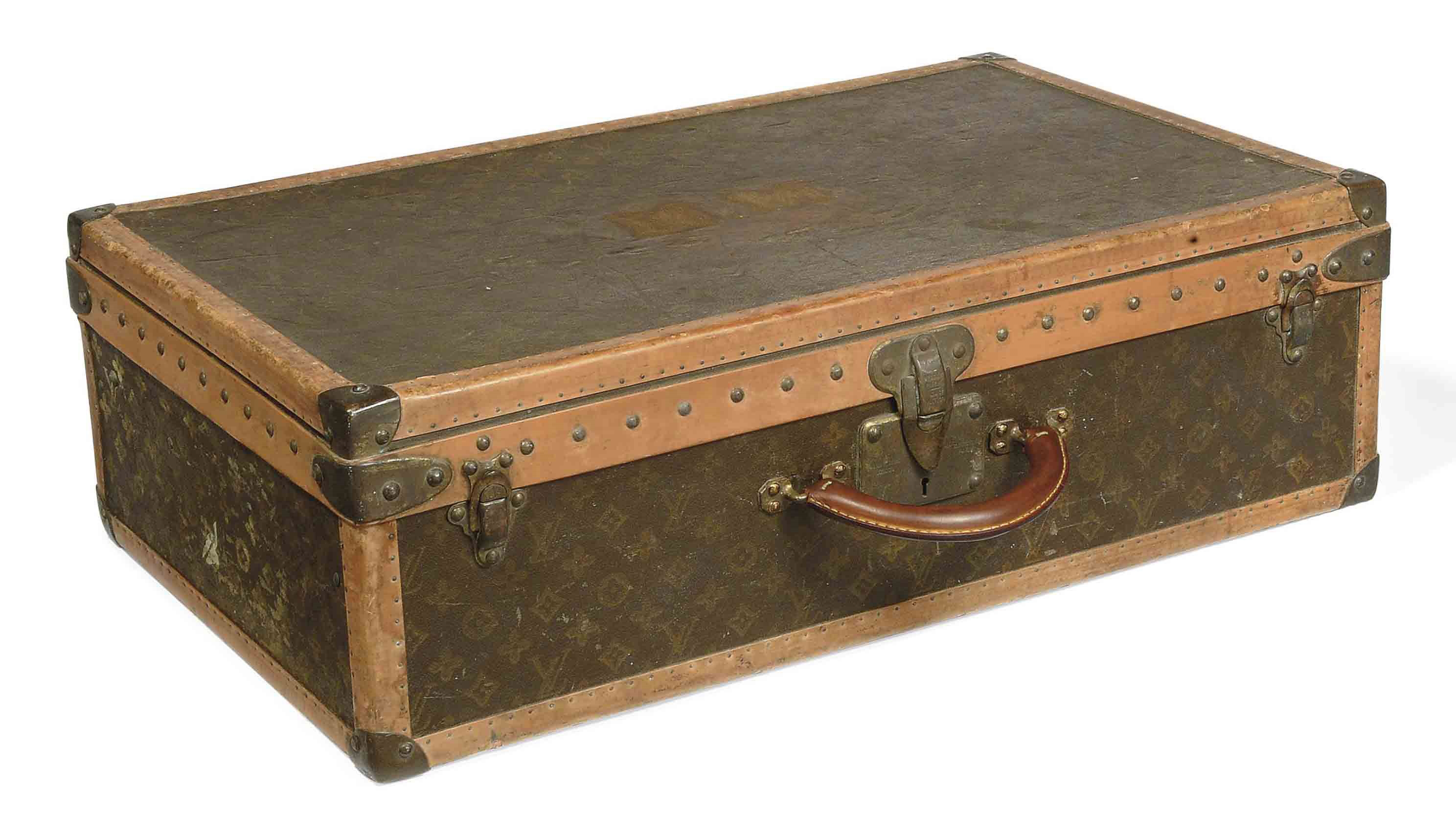 Louis Vuitton - 20th Century Louis Vuitton Suitcase In Monogram