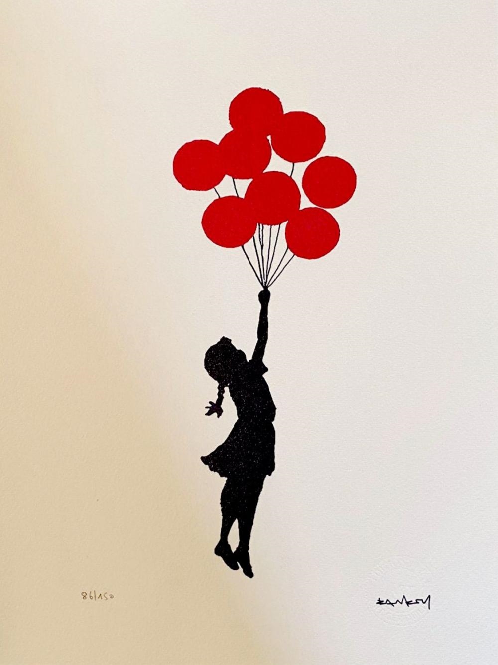 Flying Balloons Girl （Red Balloons Ver.）
