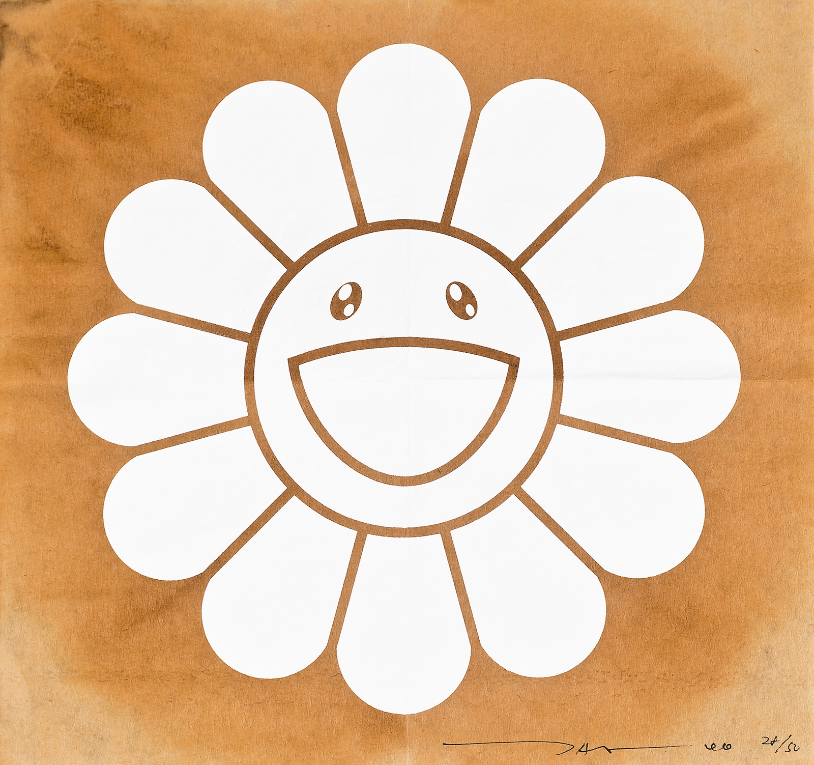 Takashi Murakami Sunflower Sticker