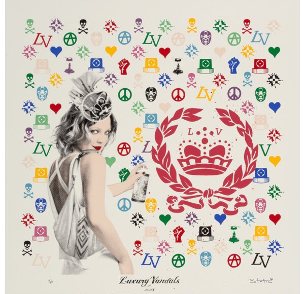 絵画 STATIC LUXURY VANDALS Main Edition STATIC | Luxury Vandals (Drew Barrymore) (2010) | MutualArt