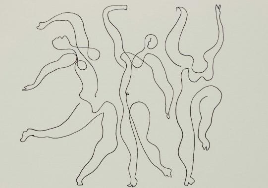 Picasso - Les Trois Danseuses Art Print by Artily