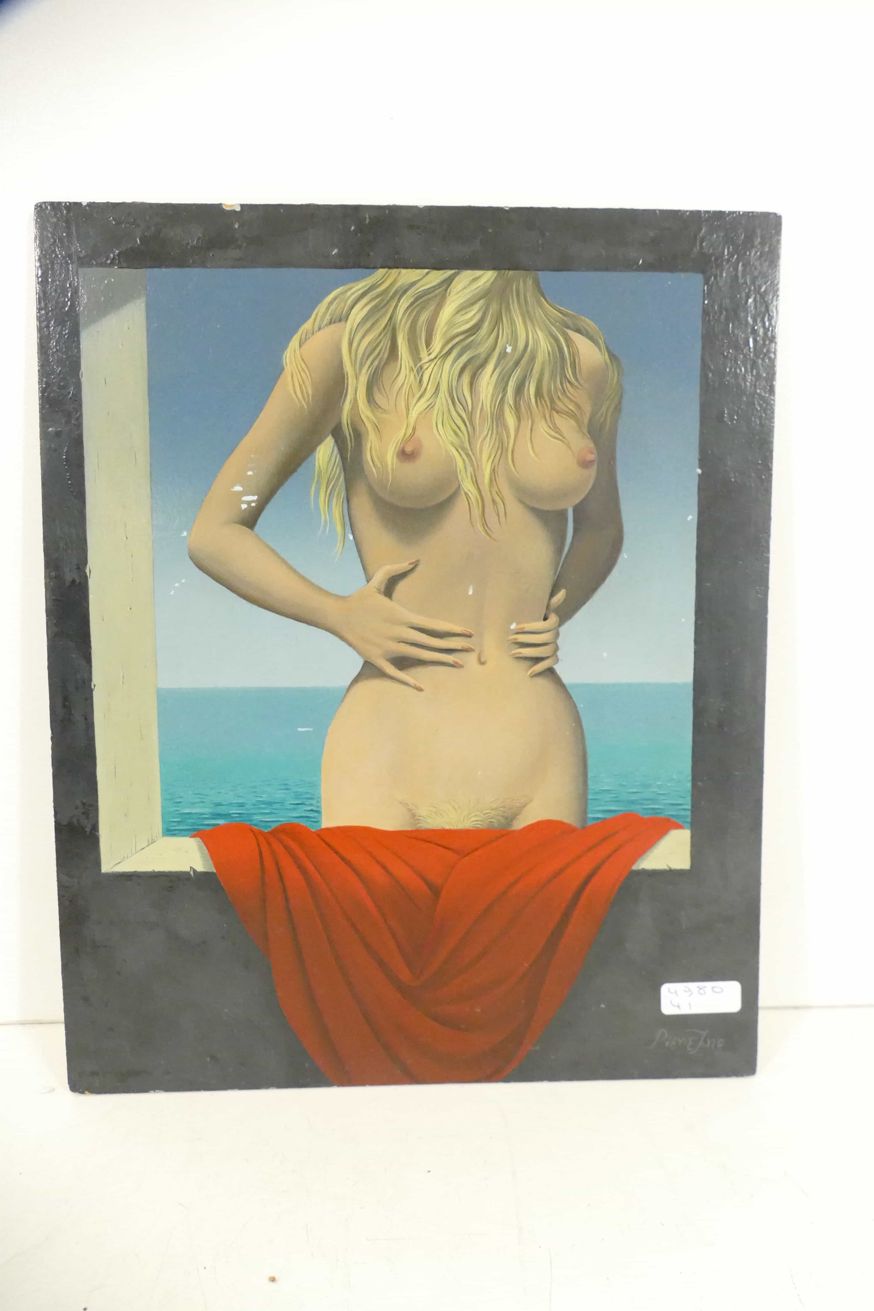 Pierre Ino | Nu sur fond de mer | MutualArt