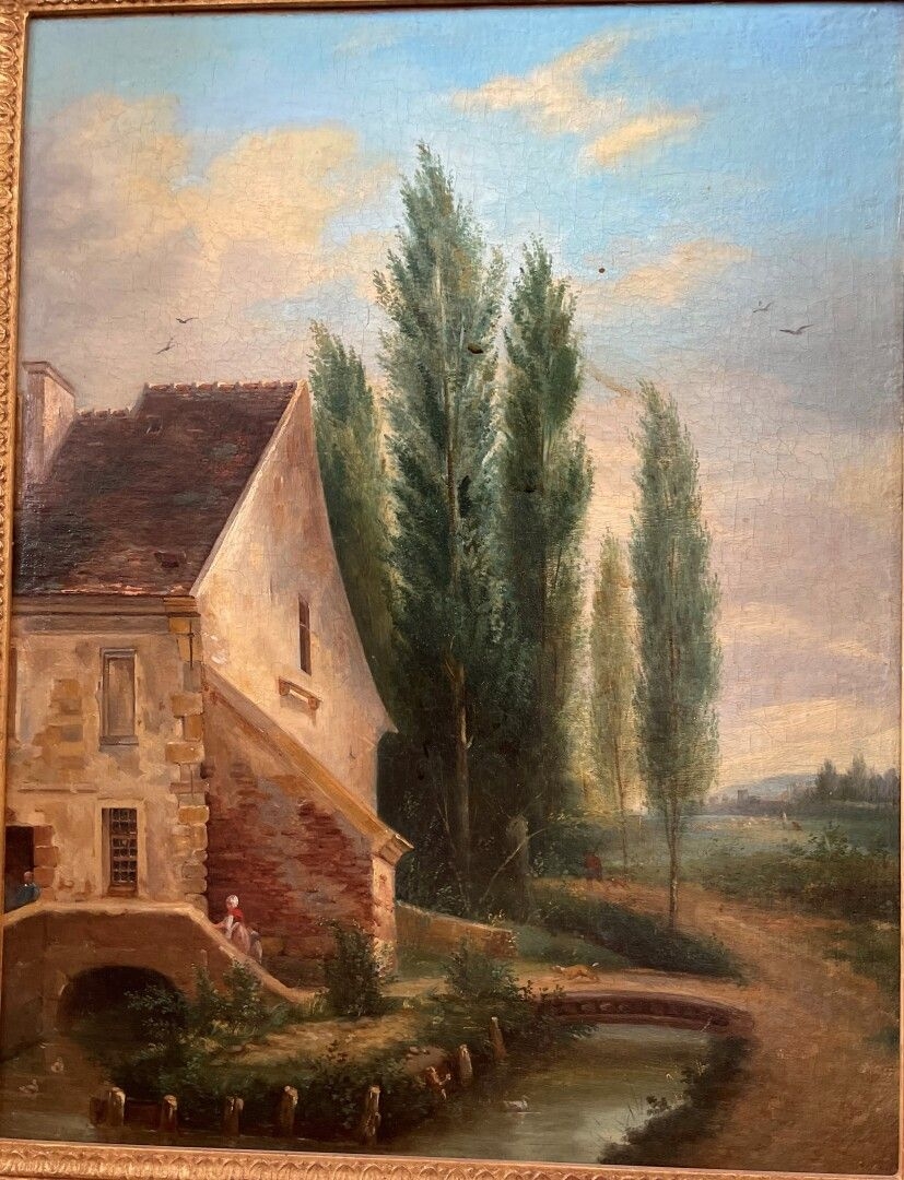 Study of a Tree Painting  Jean Victor Bertin Oil Paintings