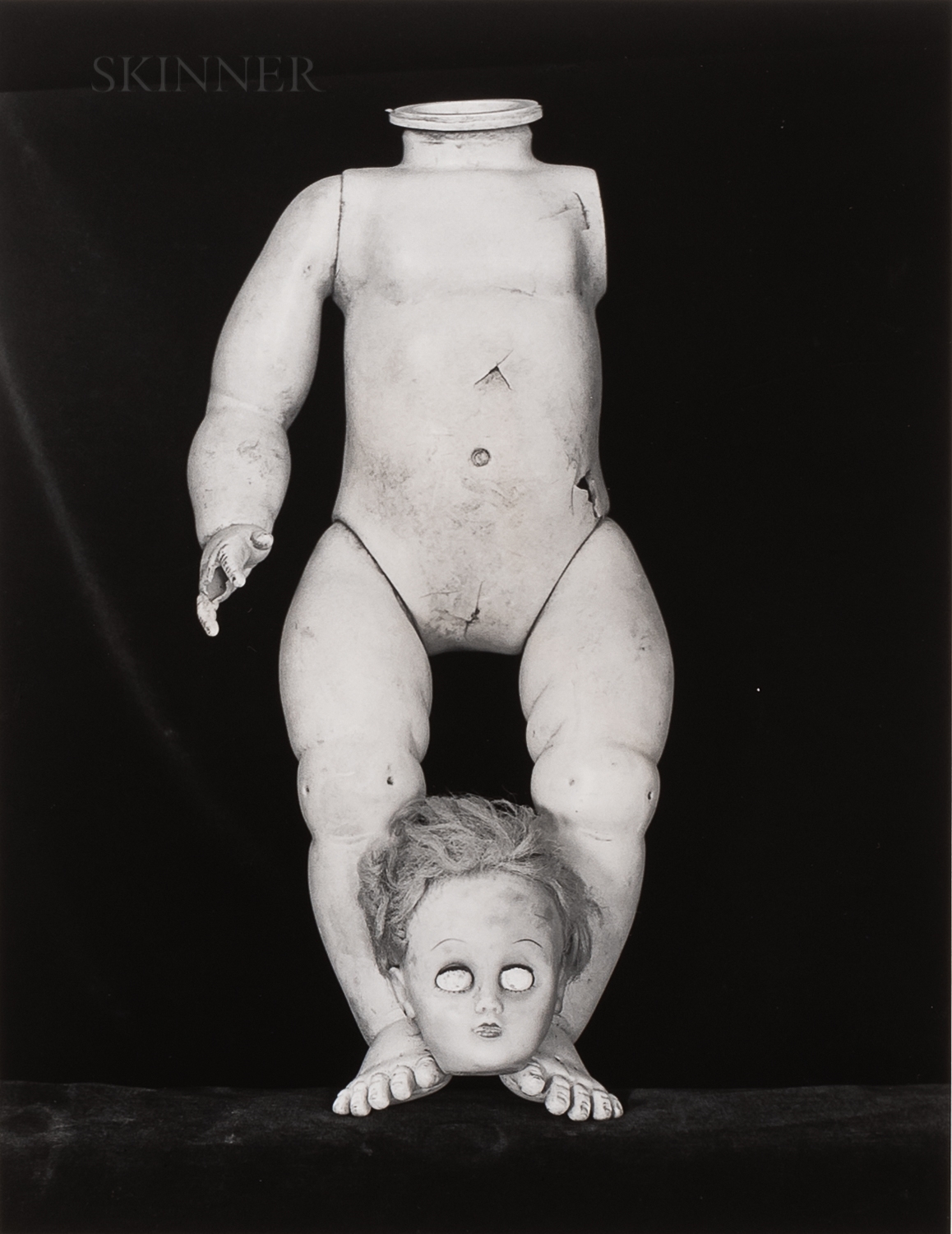 baby doll head creepy | Art Print