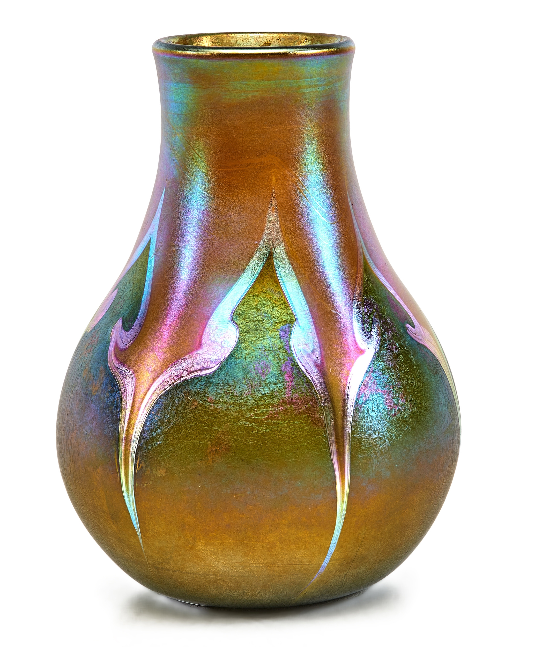 Designed by Louis C. Tiffany, Vase, American