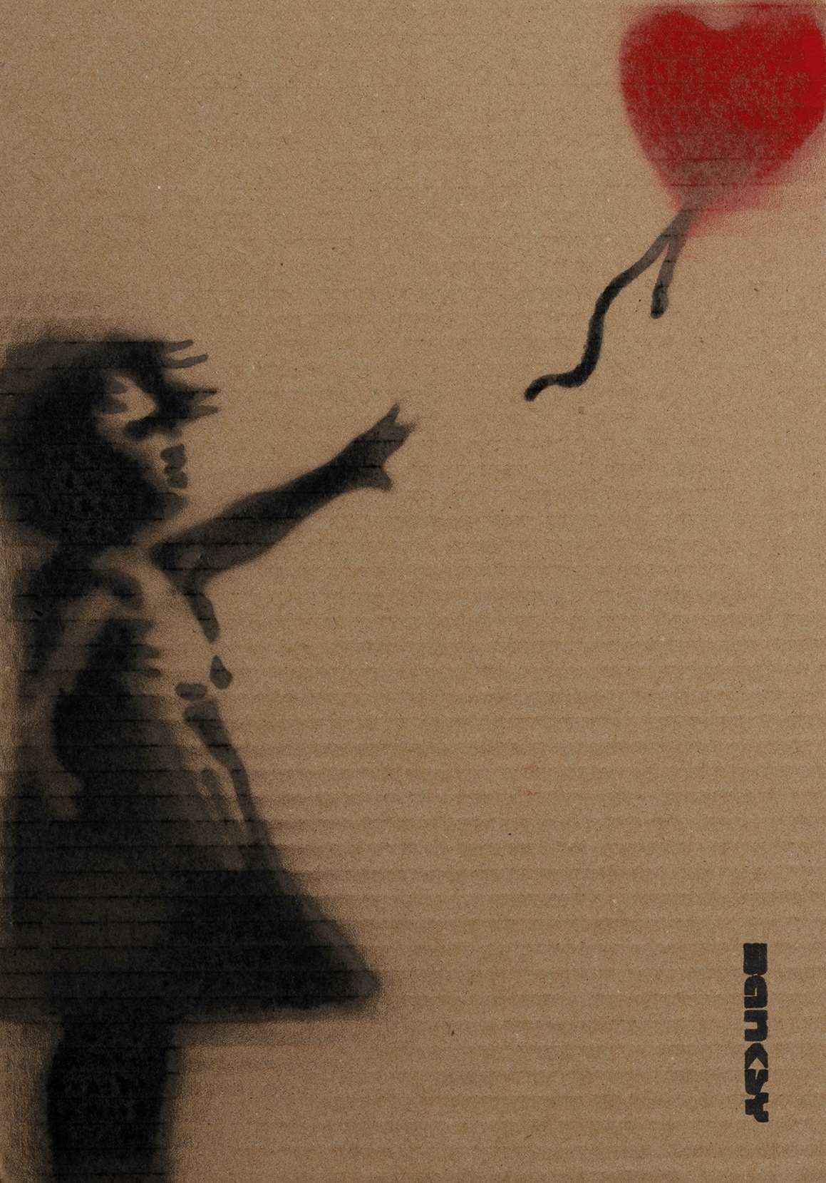 Banksy | Dismaland 'free art' Souvenir (Girl With Balloon) (2015 