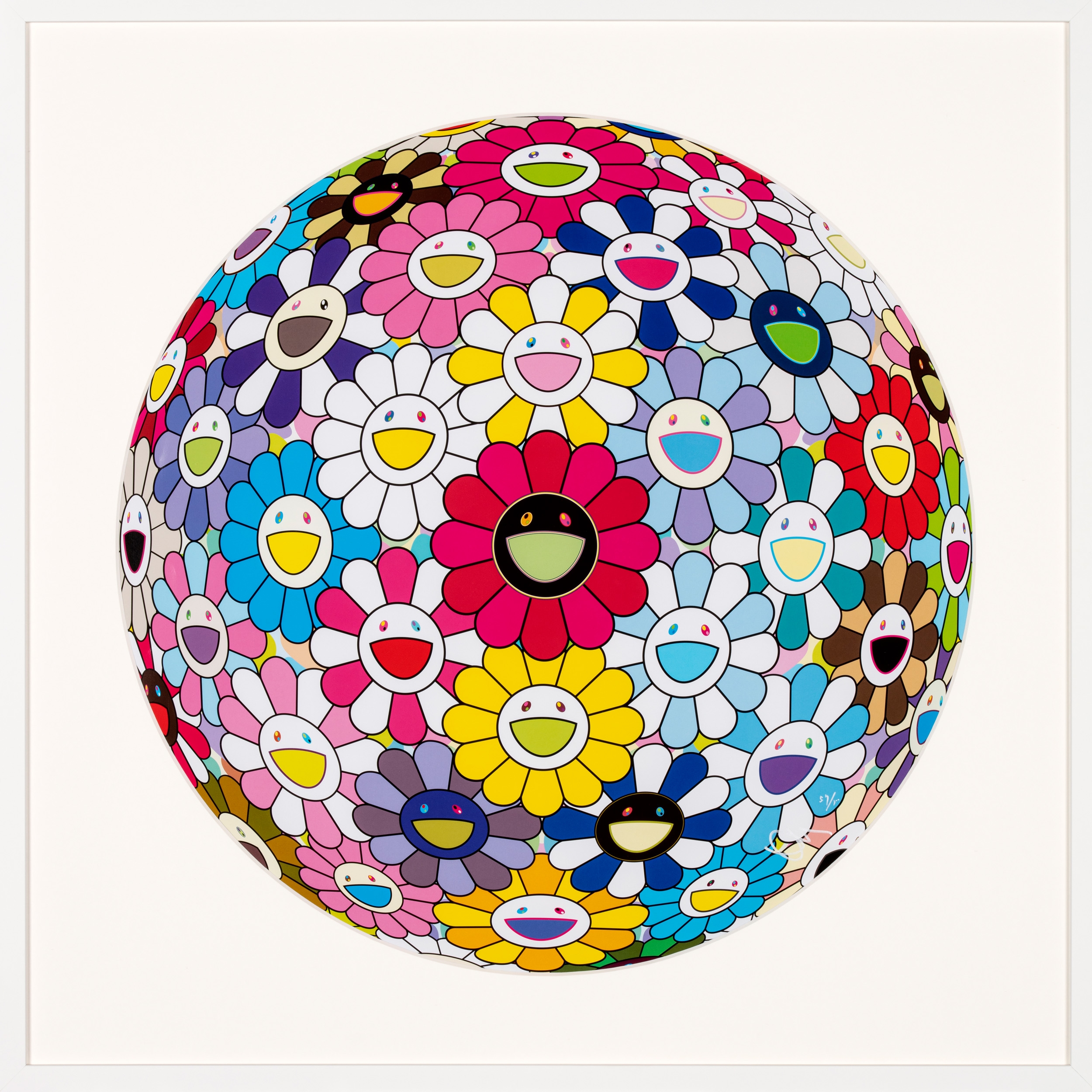 Takashi Murakami Flower Ball (Annular Solar Eclipse) Print