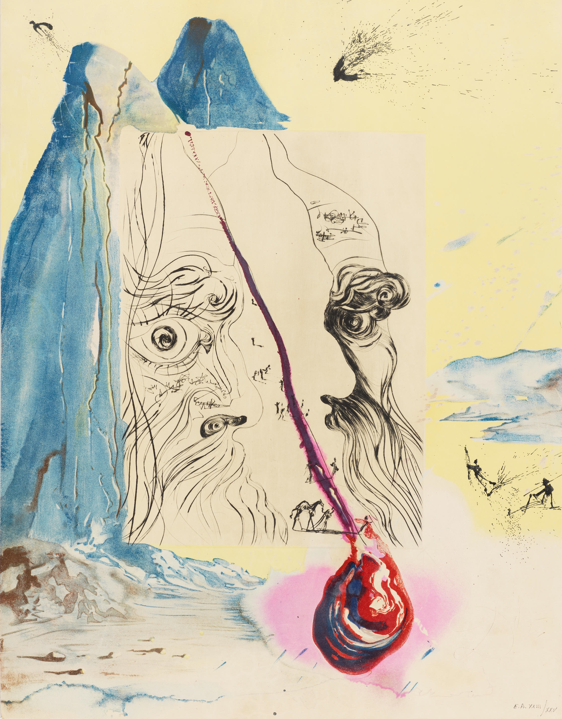 Salvador Dalí | Sigmund Freud, Moïse et le Monothéisme (1974