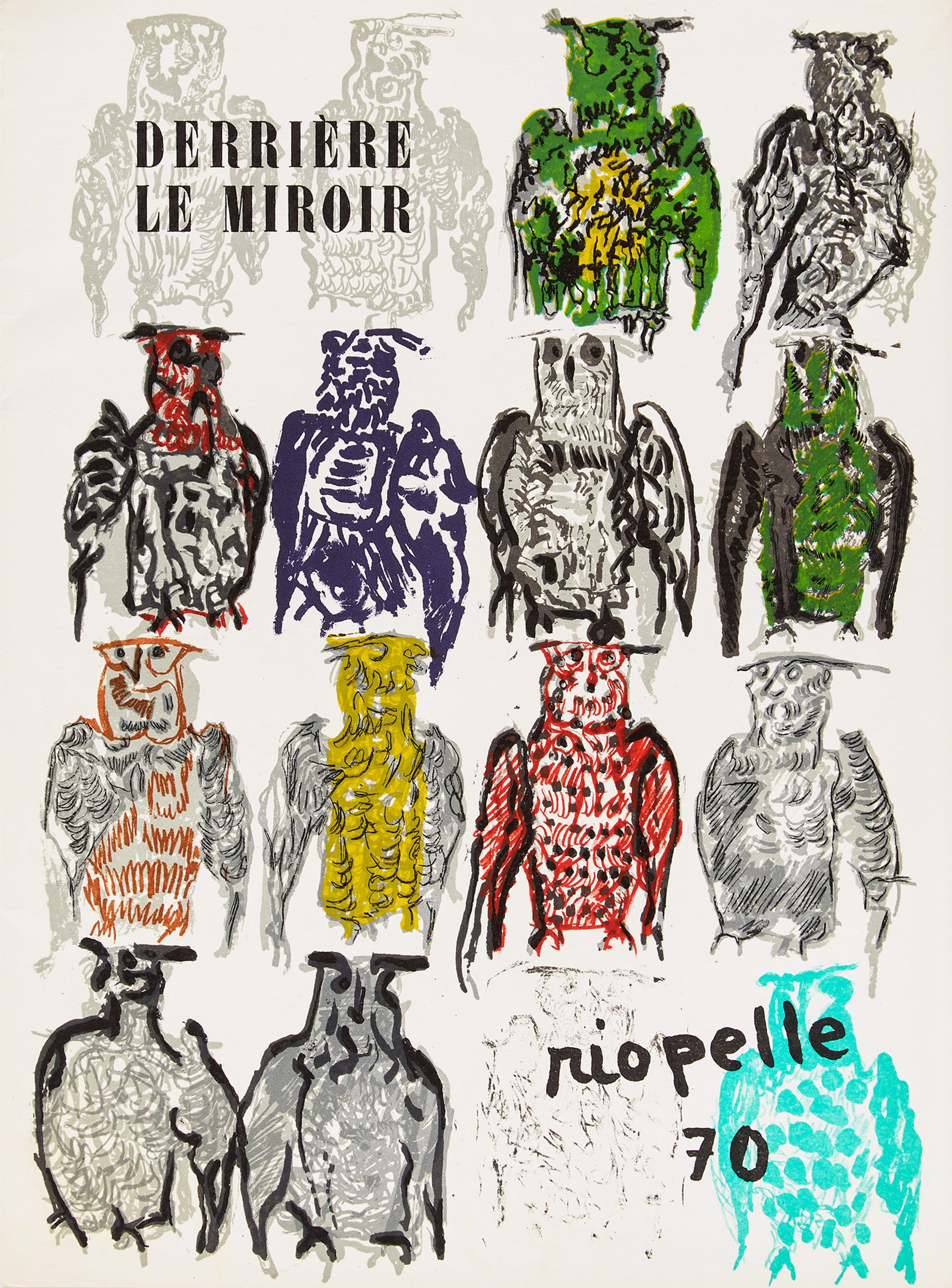 Jean-Paul Riopelle | Derrière le miroir | MutualArt