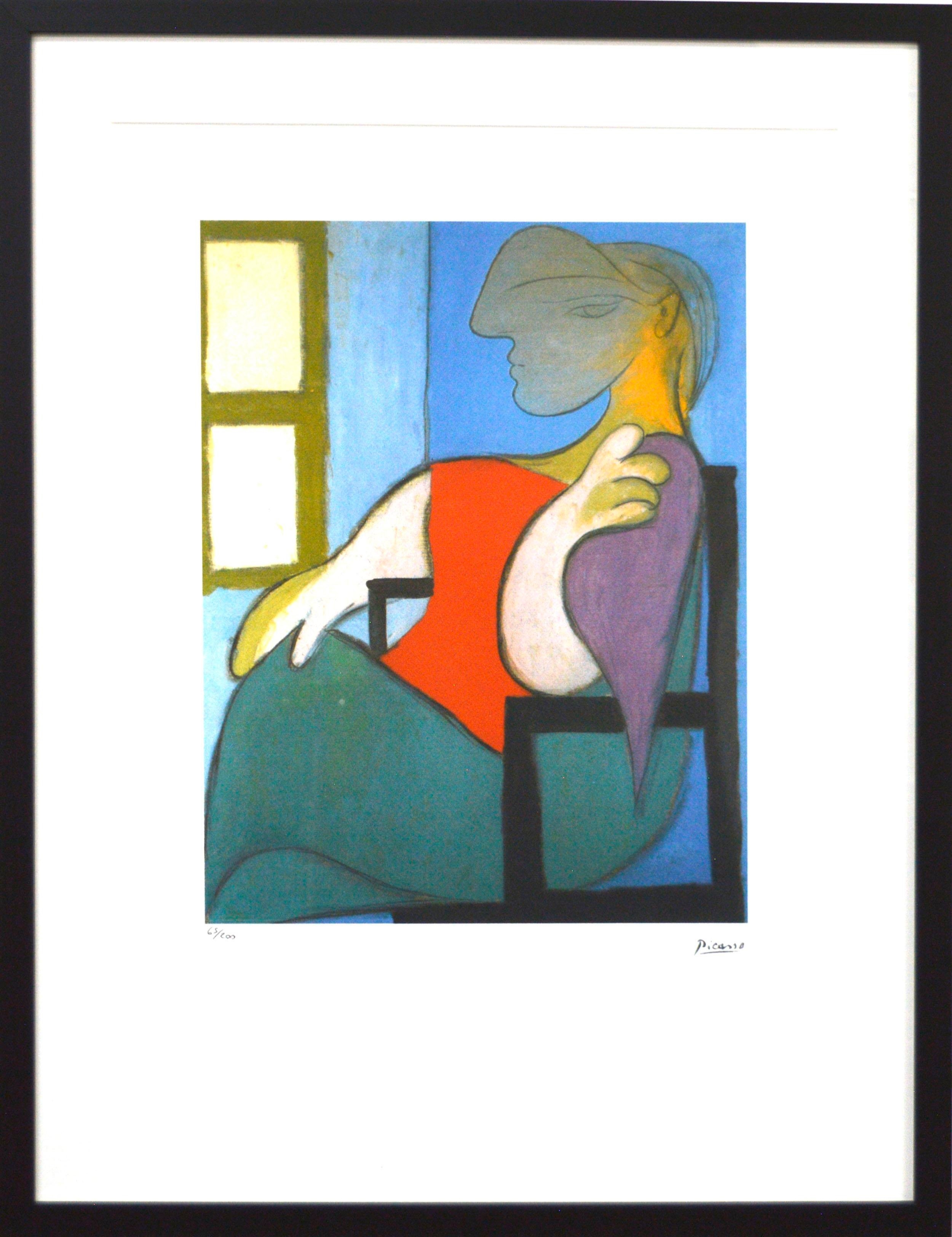 Pablo Picasso | Femme assise pres d'une fenetre | MutualArt