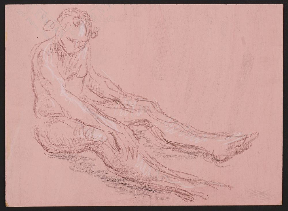 Sketch of a male figure drawing on Craiyon