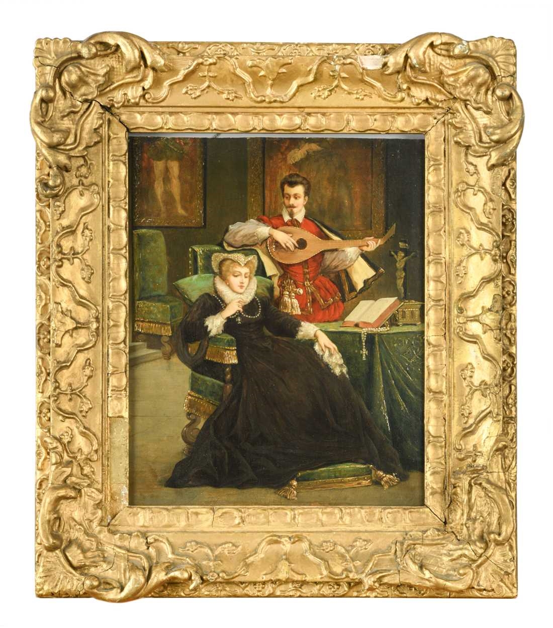 British School, 19th Century | Mary, Queen of Scots and David