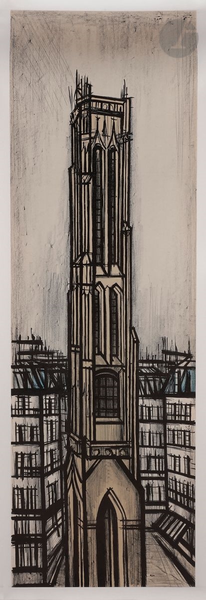 ベルナール・ビュッフェ、【La tour Saint-Jacques】