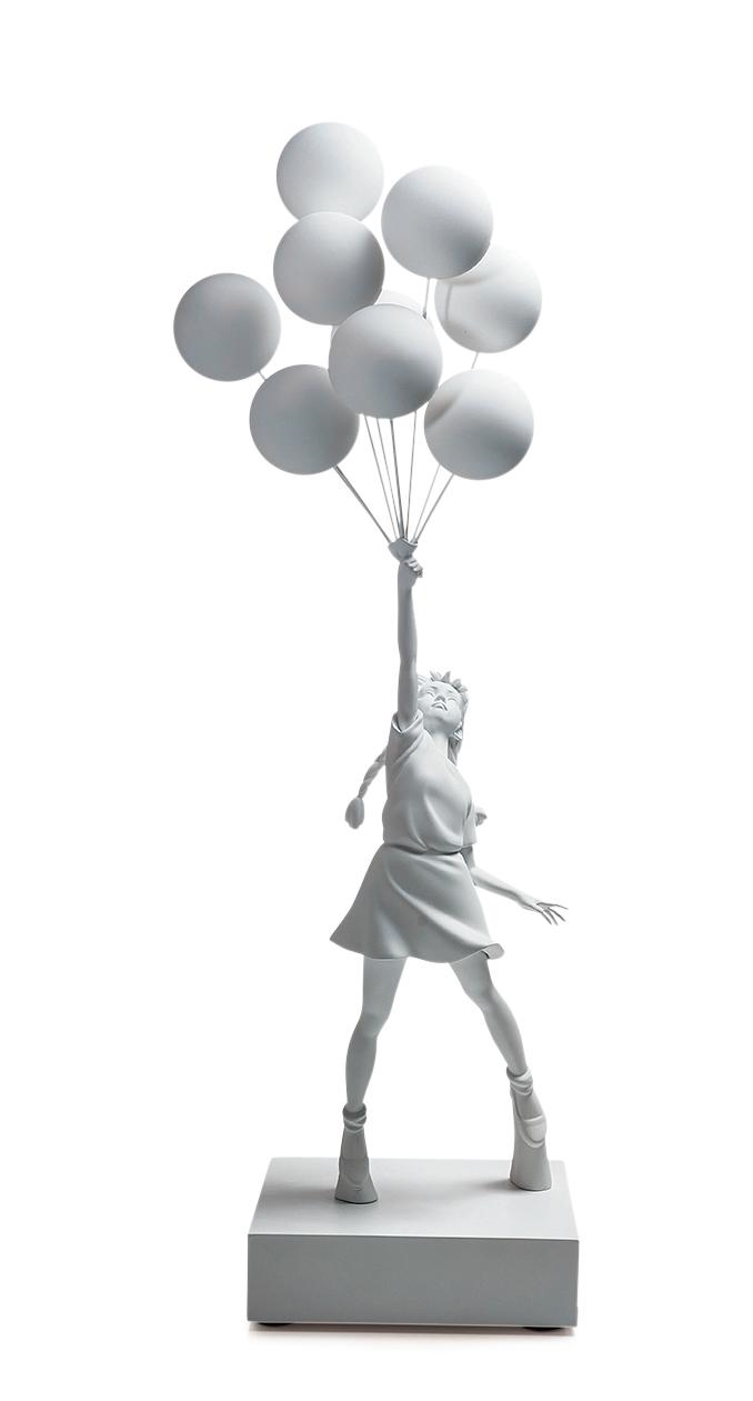 Banksy | Flying Balloons Girl (White & Red Balloons Ver.) (2019