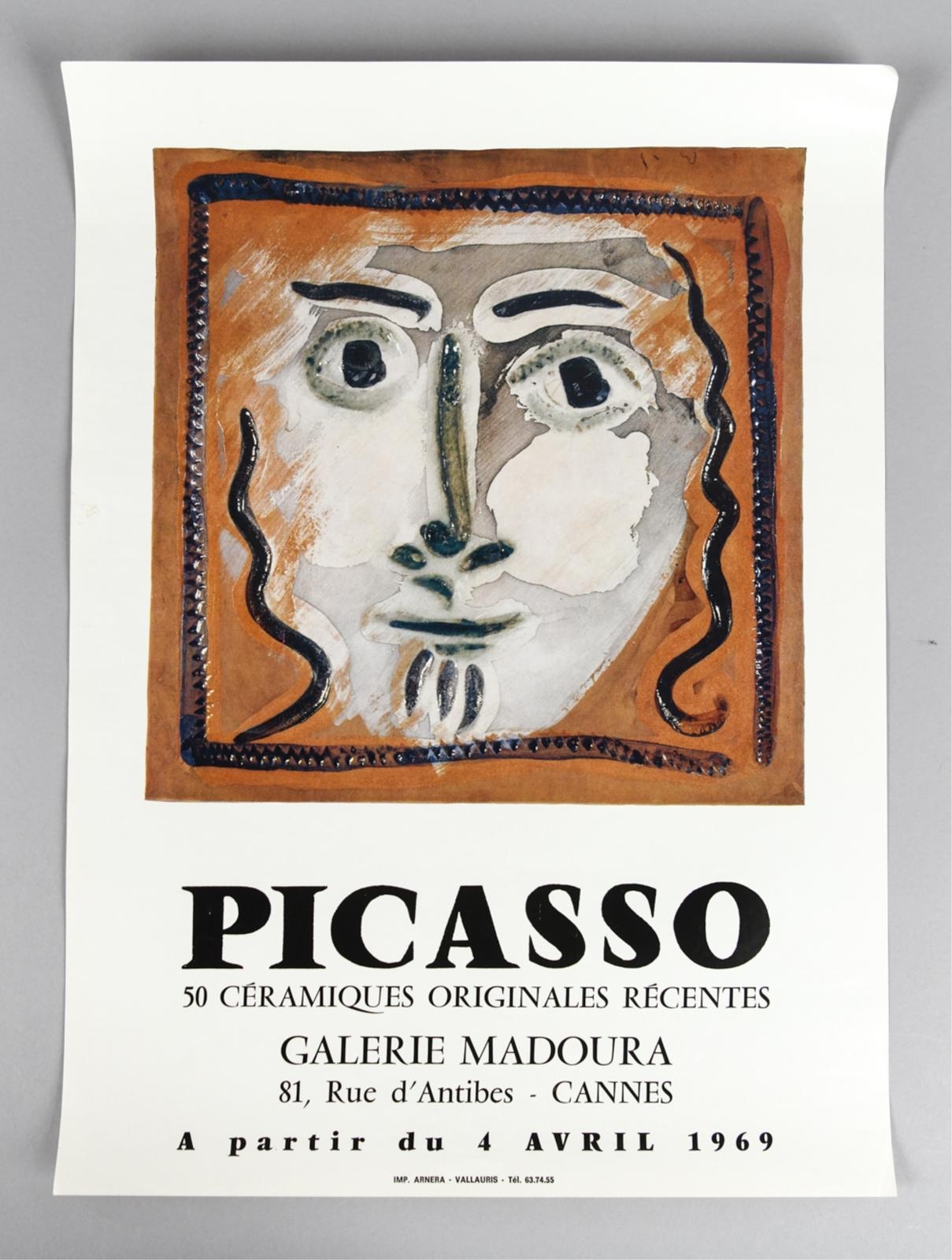 Pablo Picasso | MADOURA EXHIBITION POSTER (1969) MutualArt