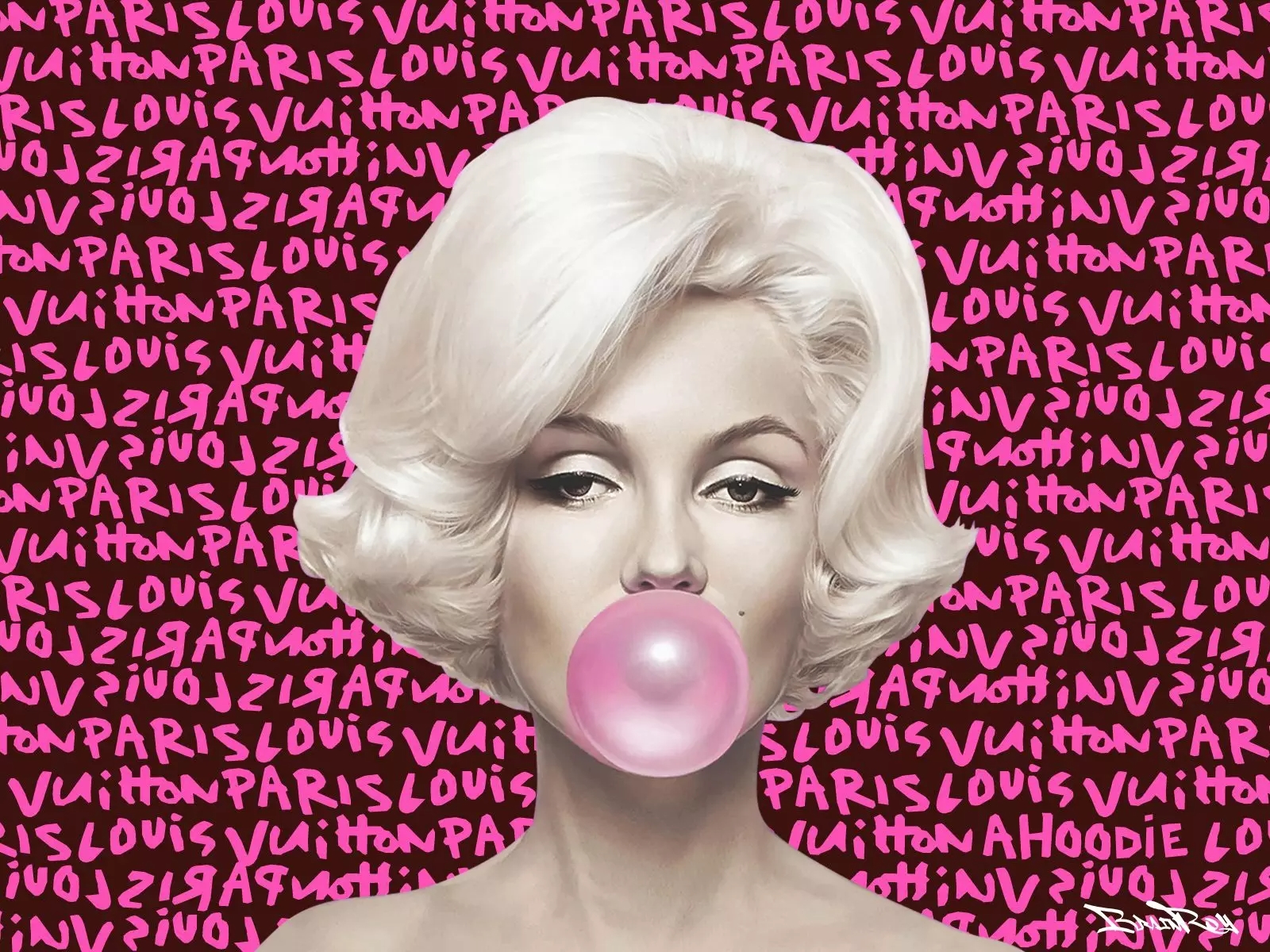 Brain Roy, Marilyn Balloon Louis Vuitton Pink