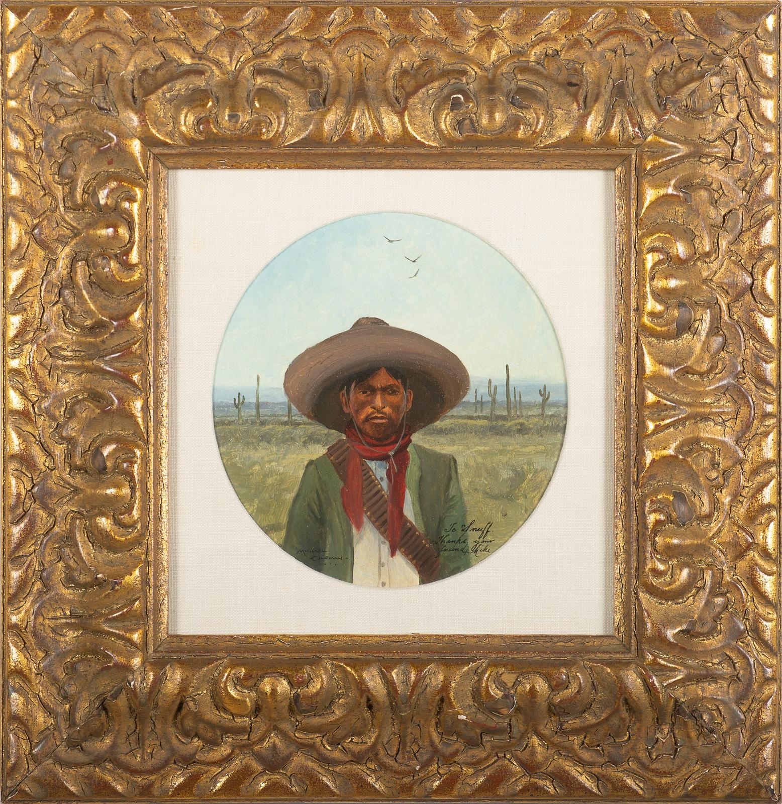 Michael B. Coleman, Bandito in Mexican Desert Landscape
